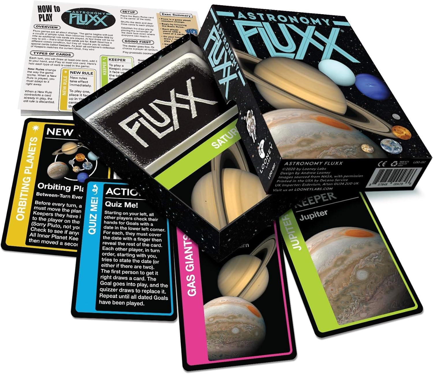 Looney Labs Astronomy Fluxx Brettspiel 3