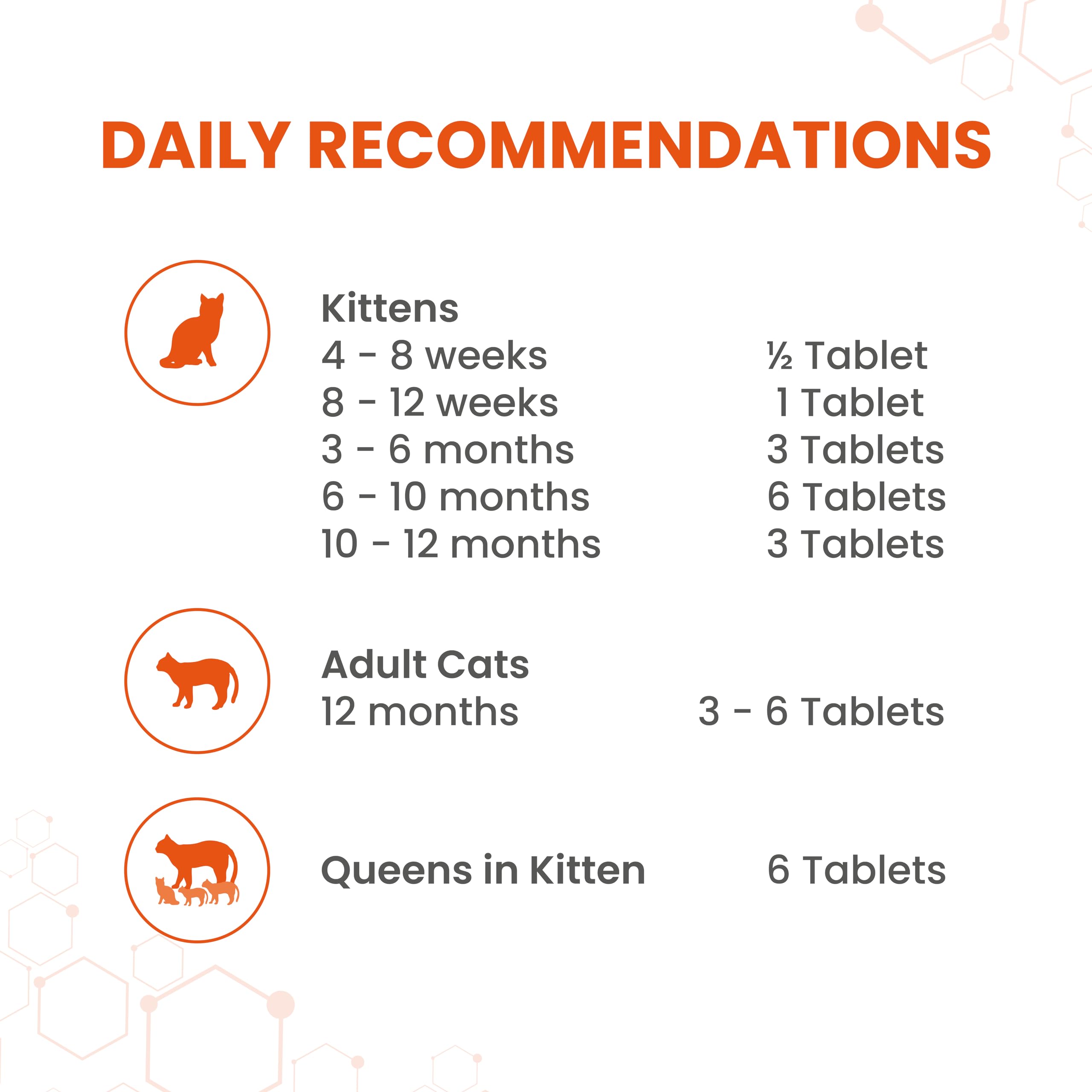 Vetzyme Conditioning Tablets for Cats and Kittens - Multivitamin Supplement | 300 Tablets 4
