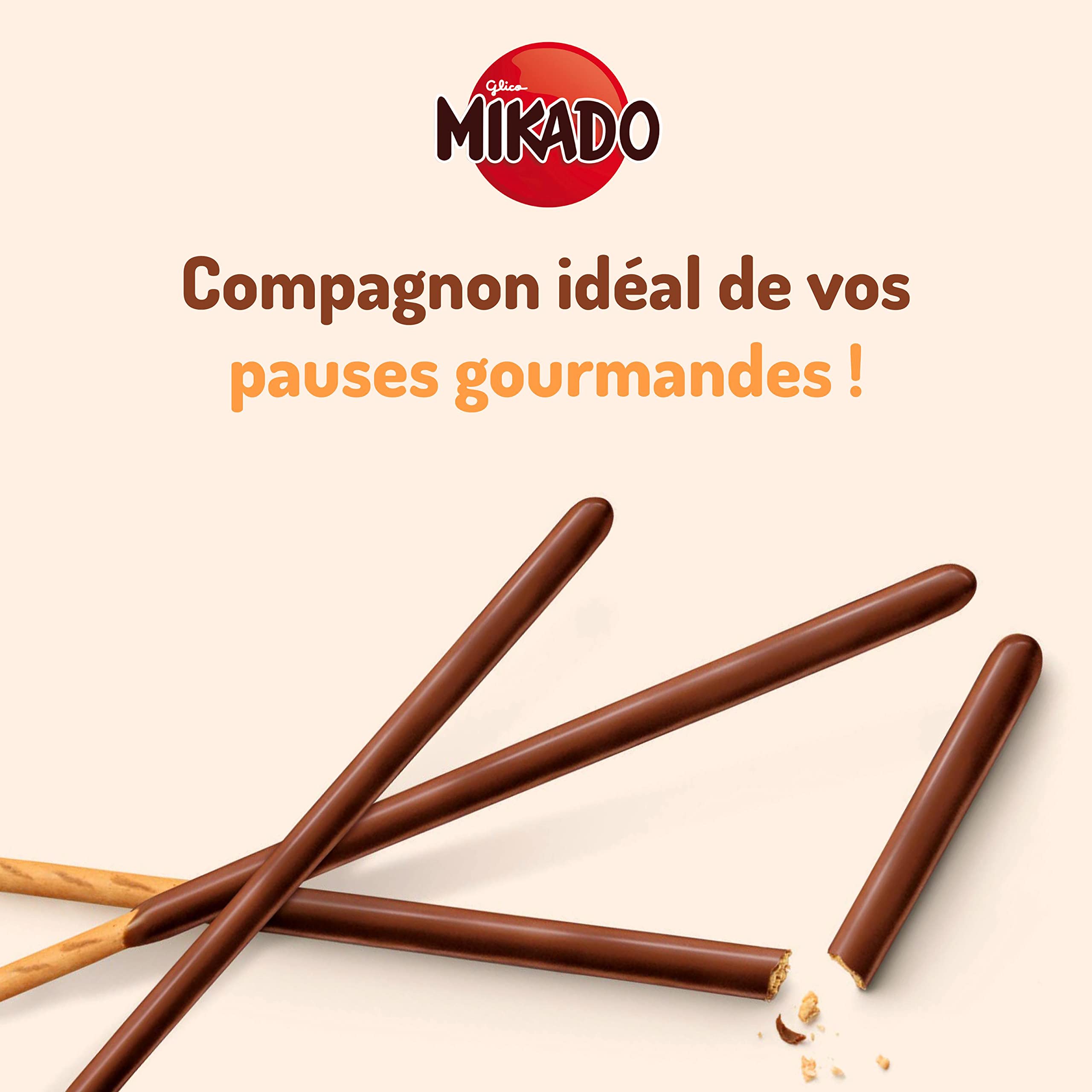 Mikado - LU Mikado Milk Chocolate Sticks, Classic French Biscuit Snacks Coated in Smooth Milk Chocolate 11