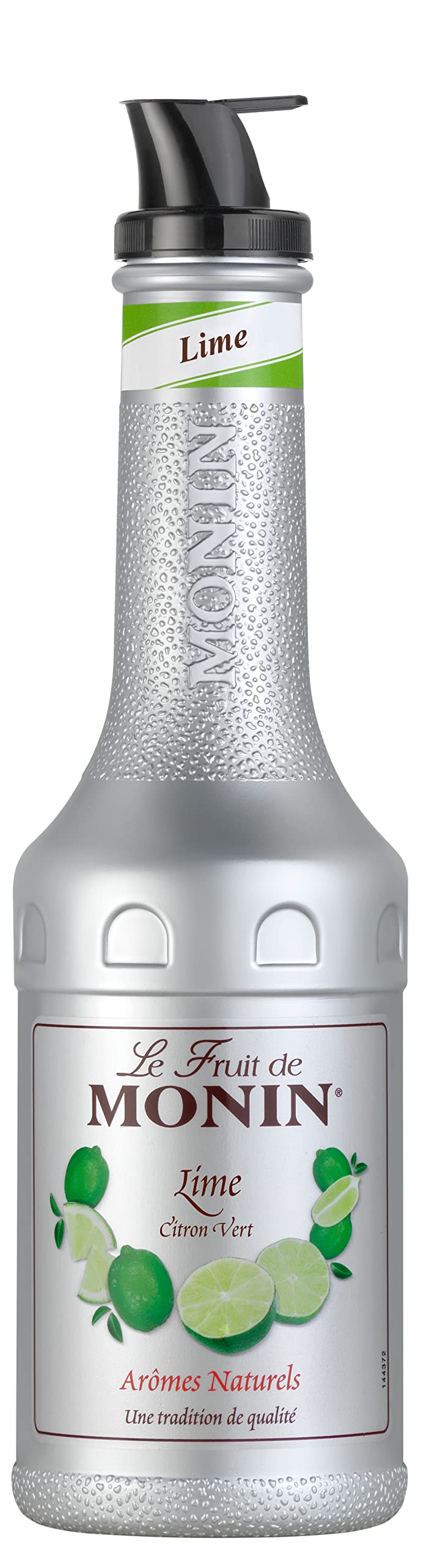 MONIN Lime Fruit Mix Puree 1 Litre - Vegan, Allergen-Free Cocktail & Mocktail Syrup with Natural Flavourings