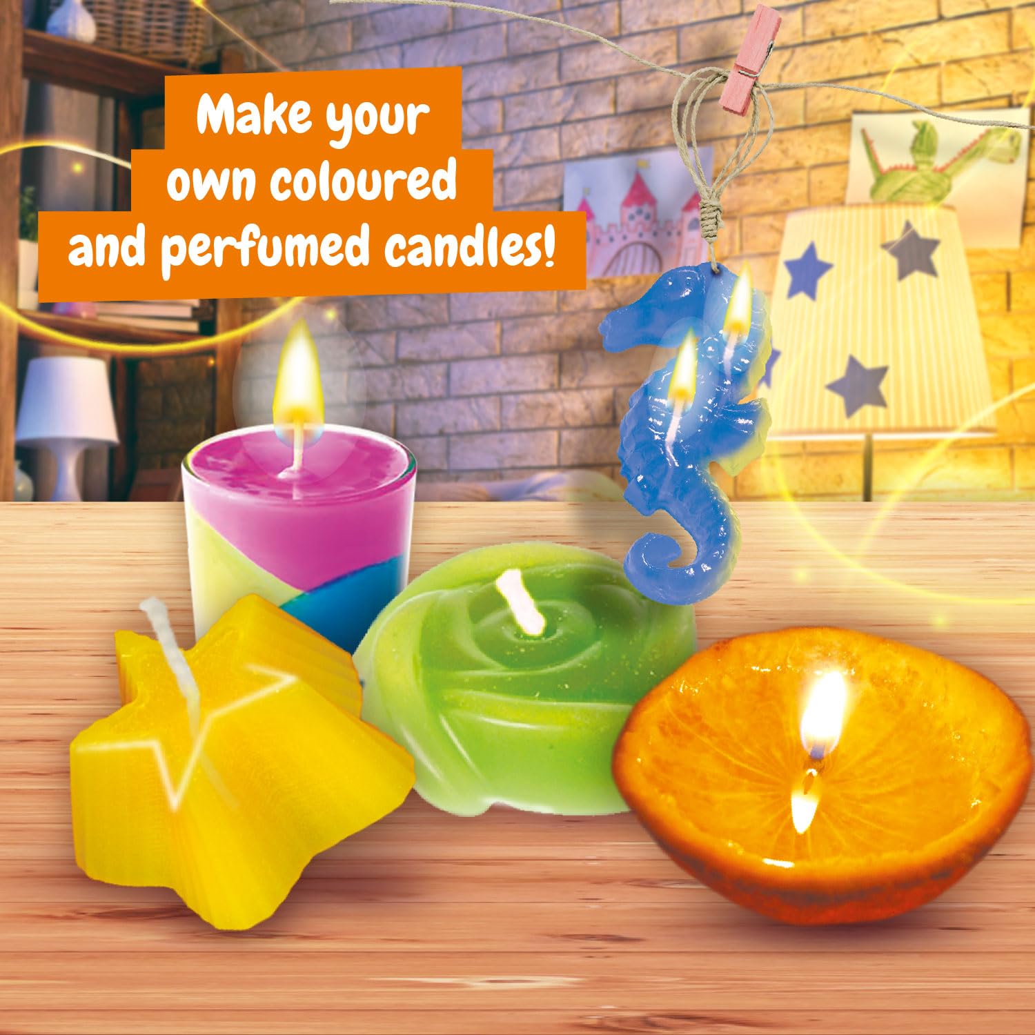 Science4you Candle Factory Kit for Kids - Make Your Own Candles with 12 Experiments 3