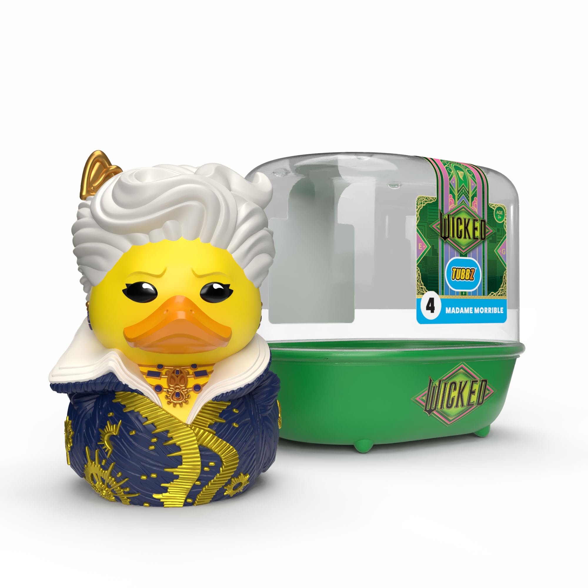 TUBBZ Mini: Wicked For Good - Madame Morrible Cosplaying Rubber Duck Vinyl Figure