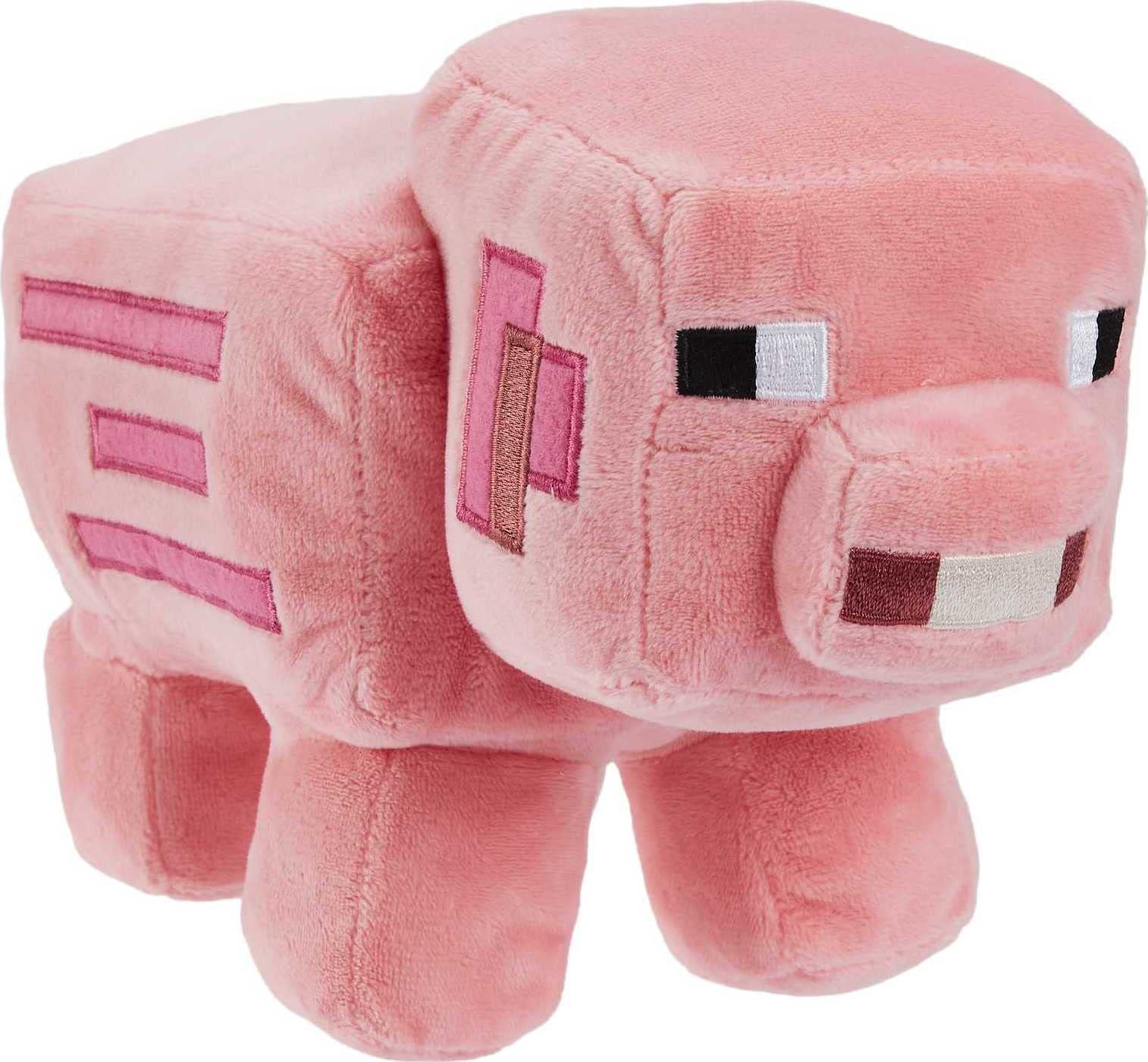 Minecraft Pig Plush 8-Inch Collectible Stuffed Animal for Kids 3+ 5