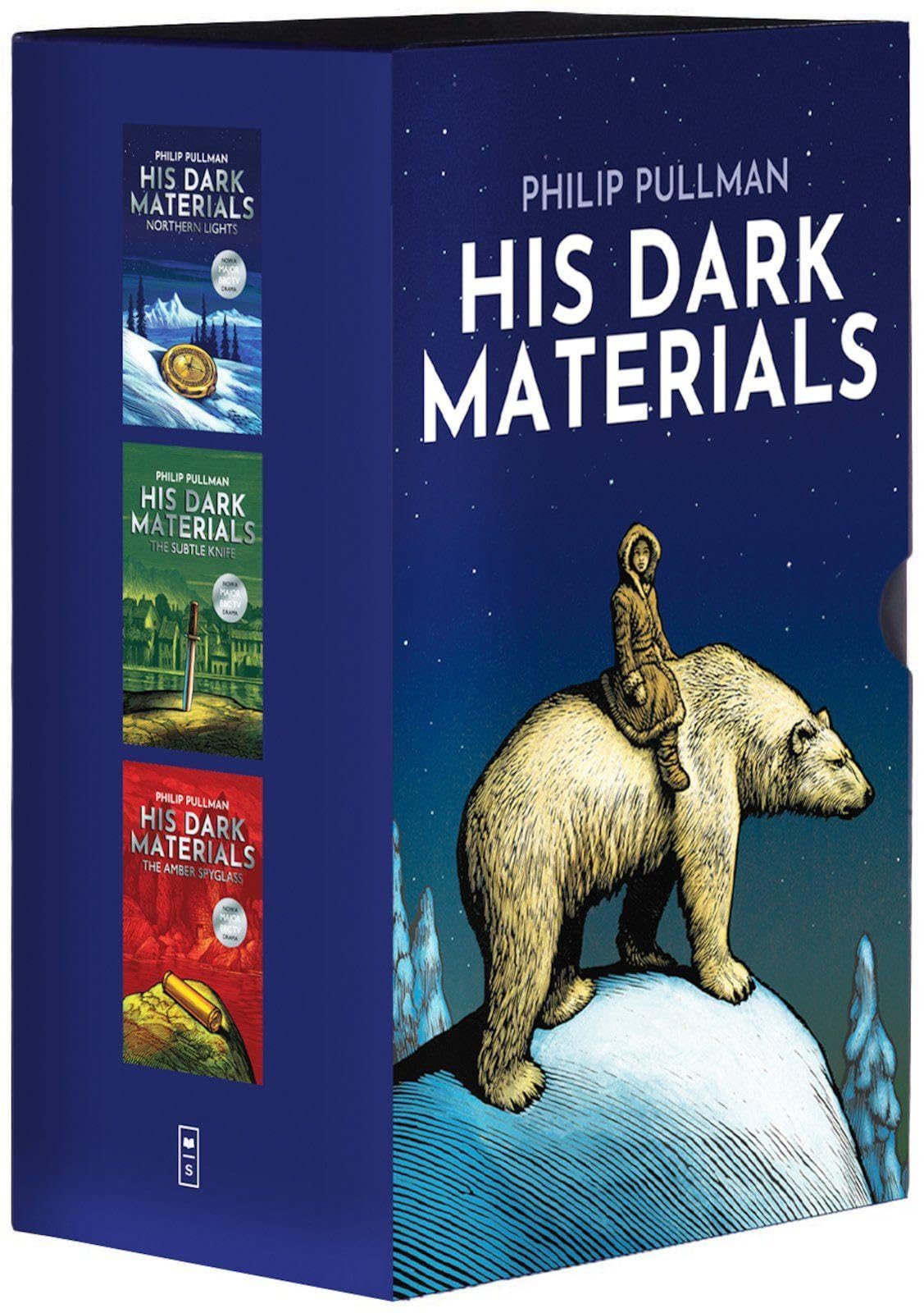 Scholastic His Dark Materials Trilogy Slipcase: Northern Lights, Subtle Knife & Amber Spyglass | Paperback 1