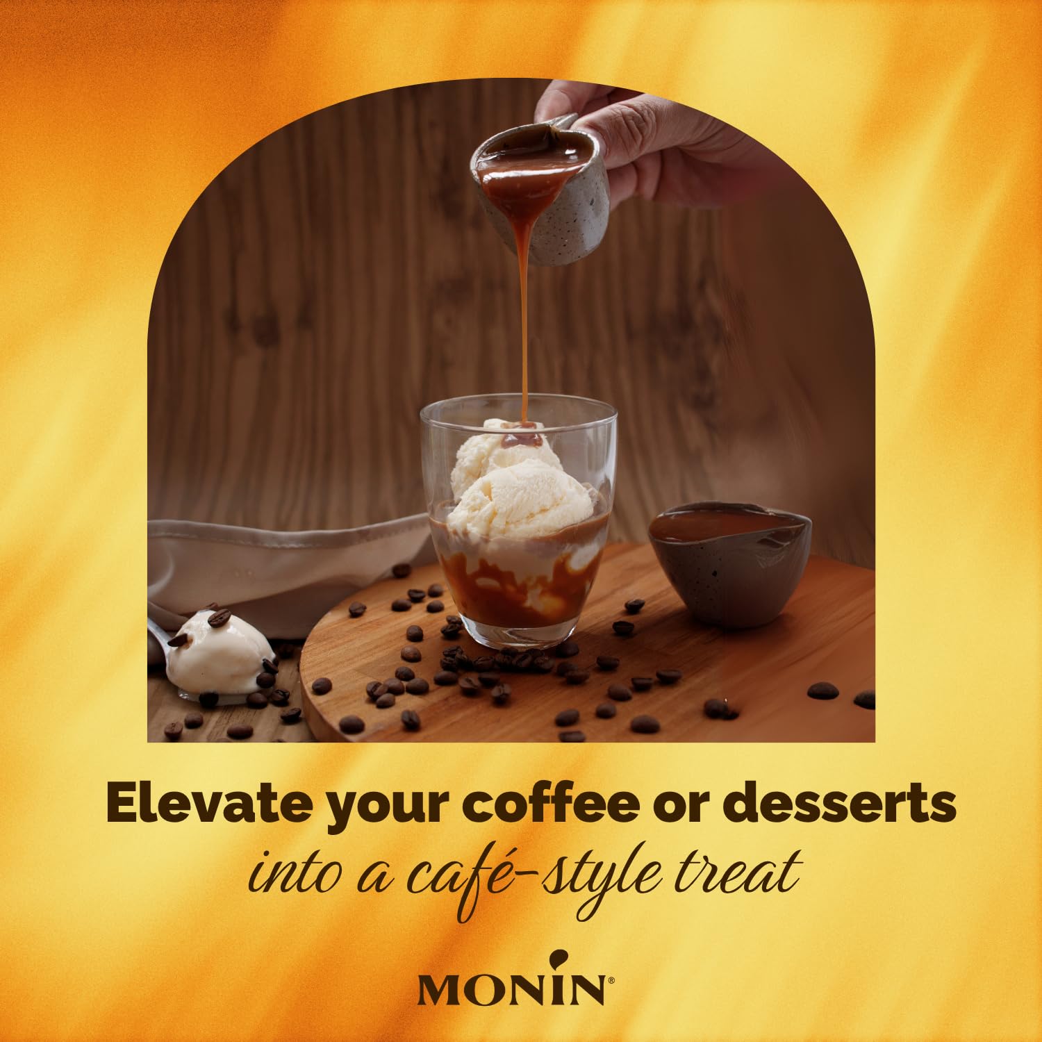 Monin Premium Caramel Syrup - 700ml Bottle | Vegan, Natural Flavours 9