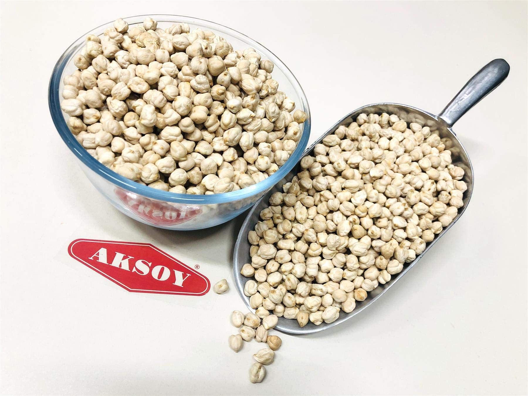 Aksoy - Premium Trockenkichererbsen XL Größe (12mm) 1KG 7