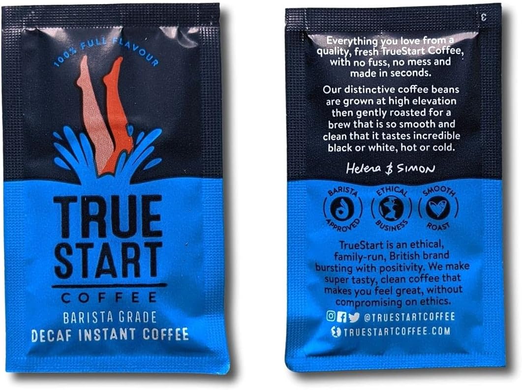 TrueStart Barista Grade DECAF Instant Coffee - 360g (200 Sachets)