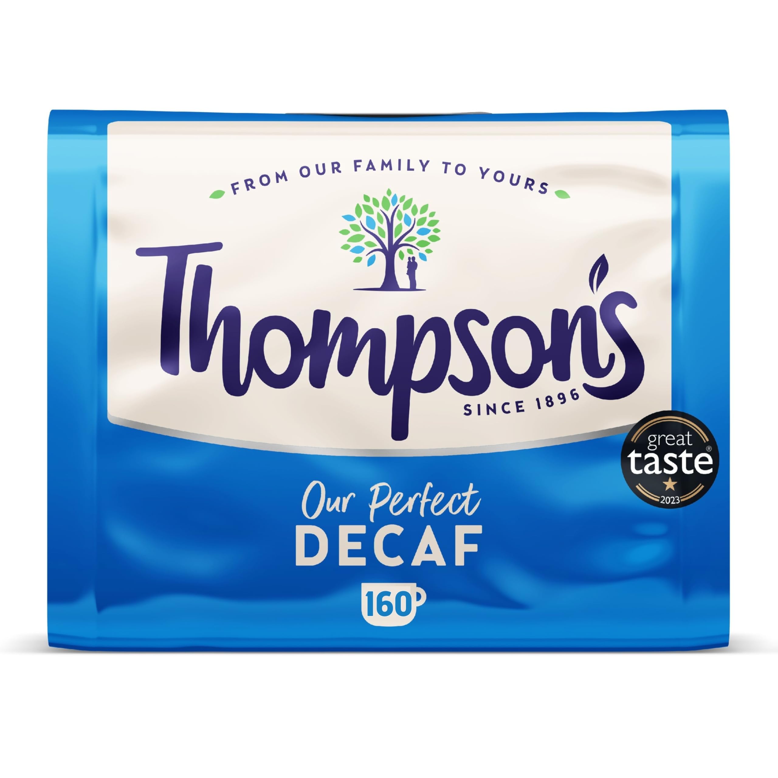 Thompson's Decaffeinated Black Tea Bags - 160 Pack (500g) 4
