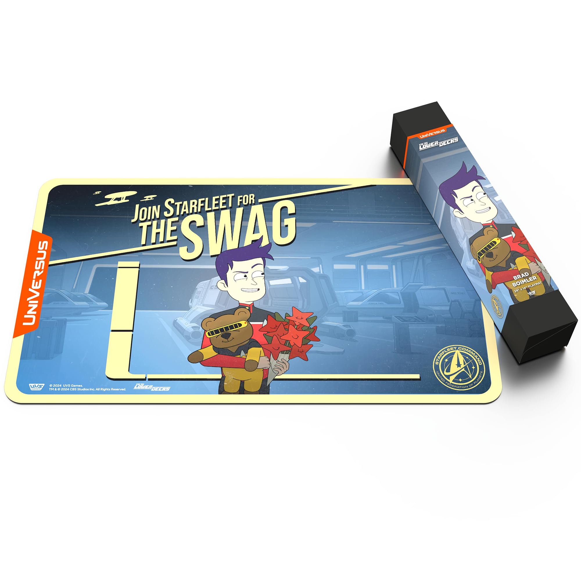 UniVersus Star Trek: Lower Decks Brad Boimler Playmat - 24 x 14 Inches Neoprene