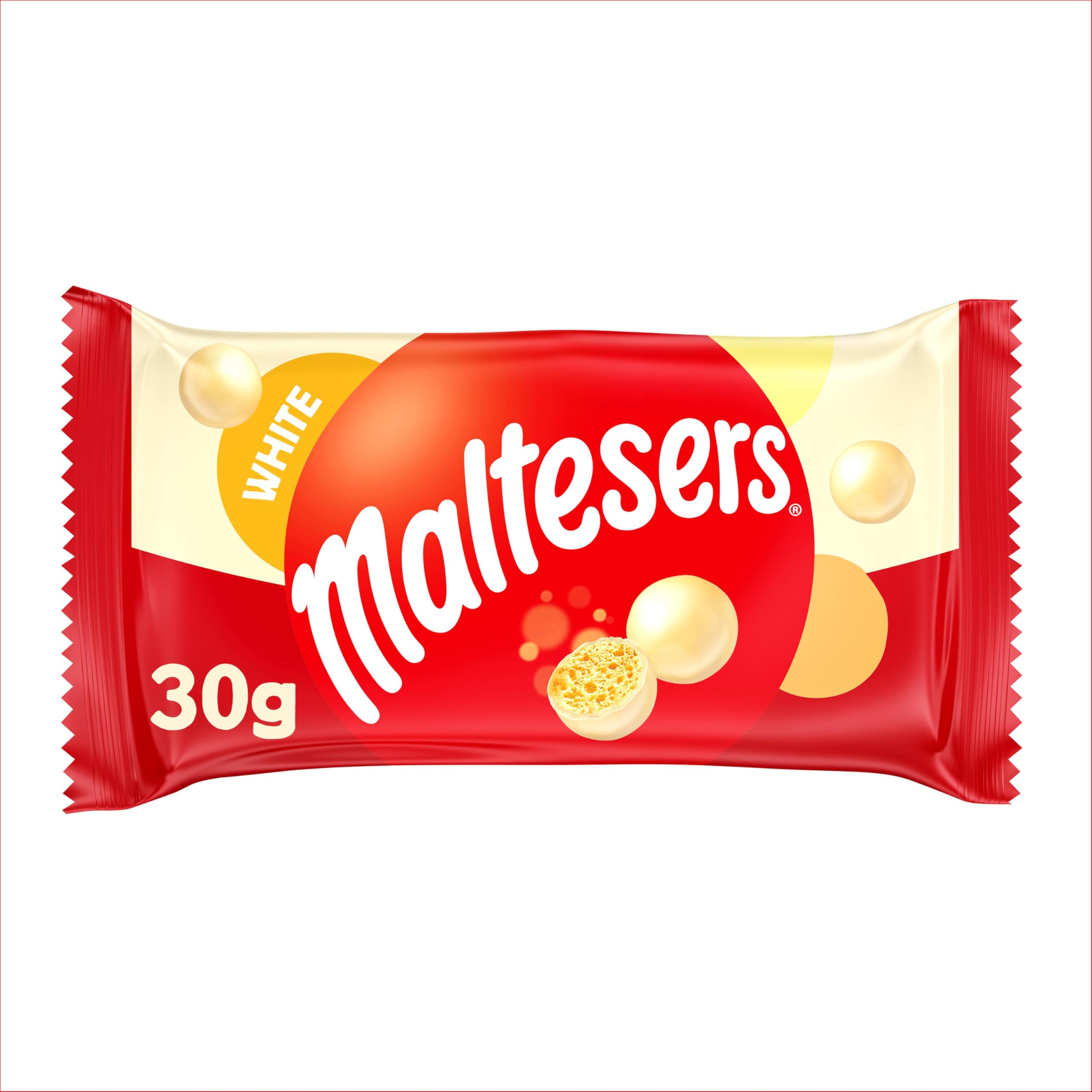 Maltesers White Chocolate & Honeycomb Treats, 25x30g Bags