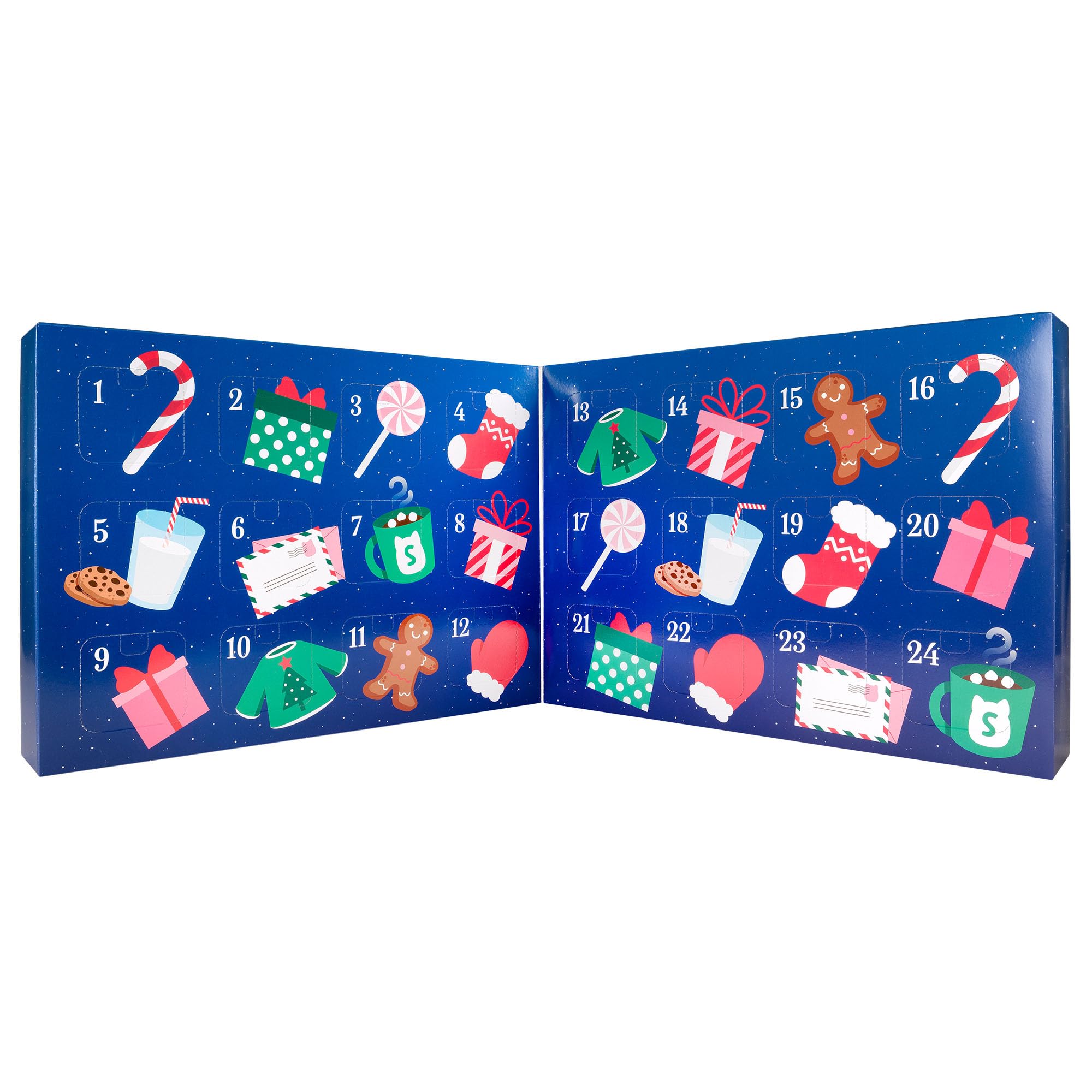 Micromallows Squishmallows 24-Day Holiday Plush Advent Calendar - 3+ Years