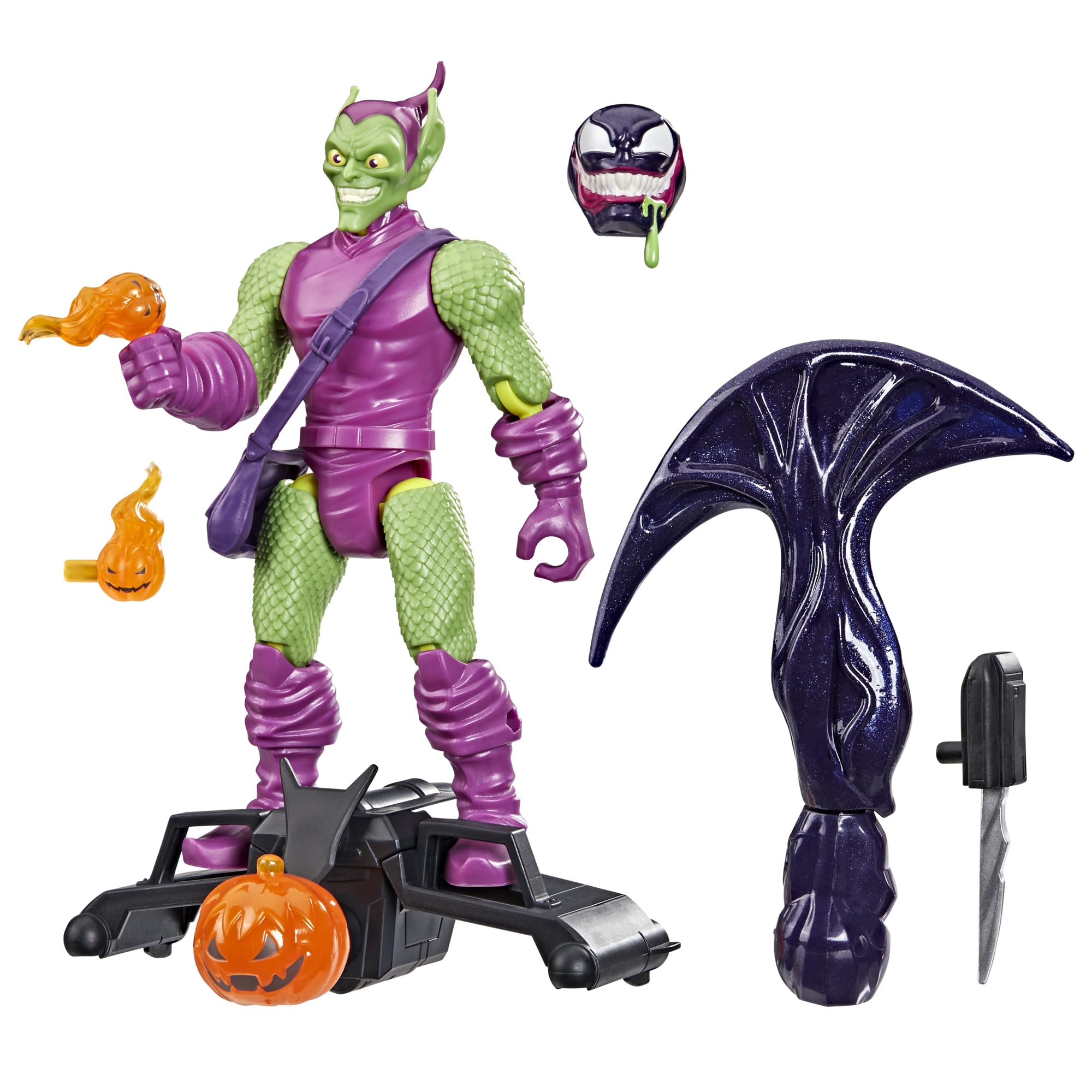 SPIDER-MAN MixMashers Green Goblin Action Figure - 5 Inch | Interchangeable Parts | Ages 4+