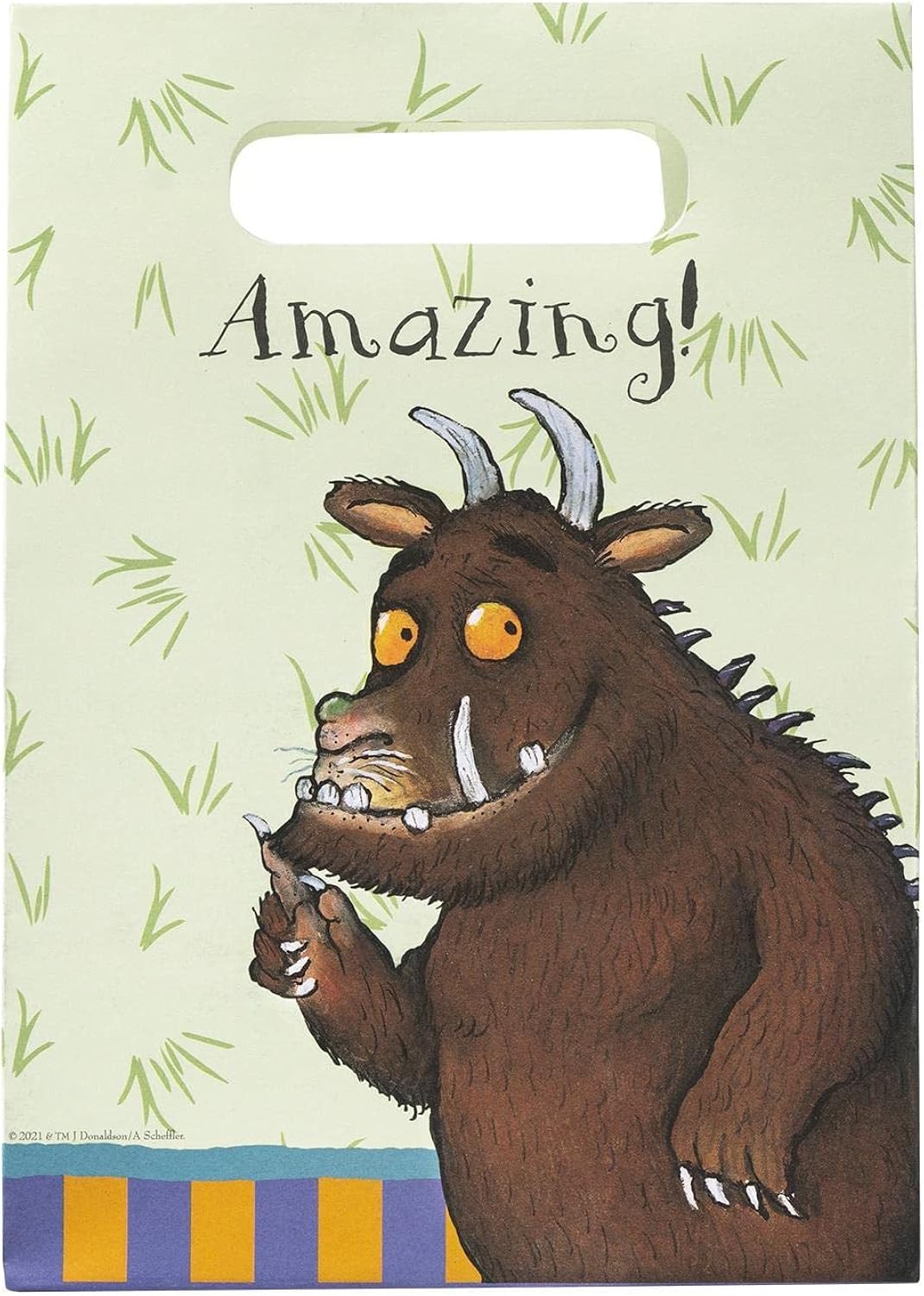 Smiffys The Gruffalo Tableware Party Platters x4 - 30.5 cm, Officially Licensed