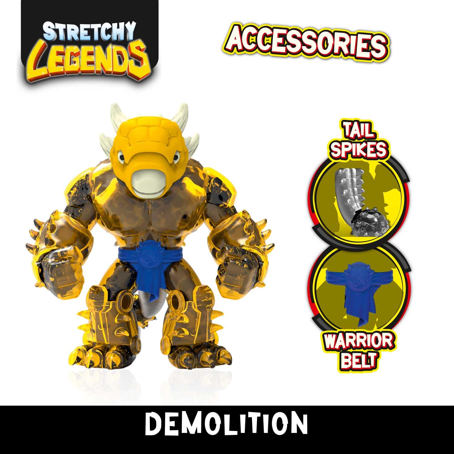 Stretchy Legends D'Molition Stretchy Superhero Figure for Kids 3+ 7