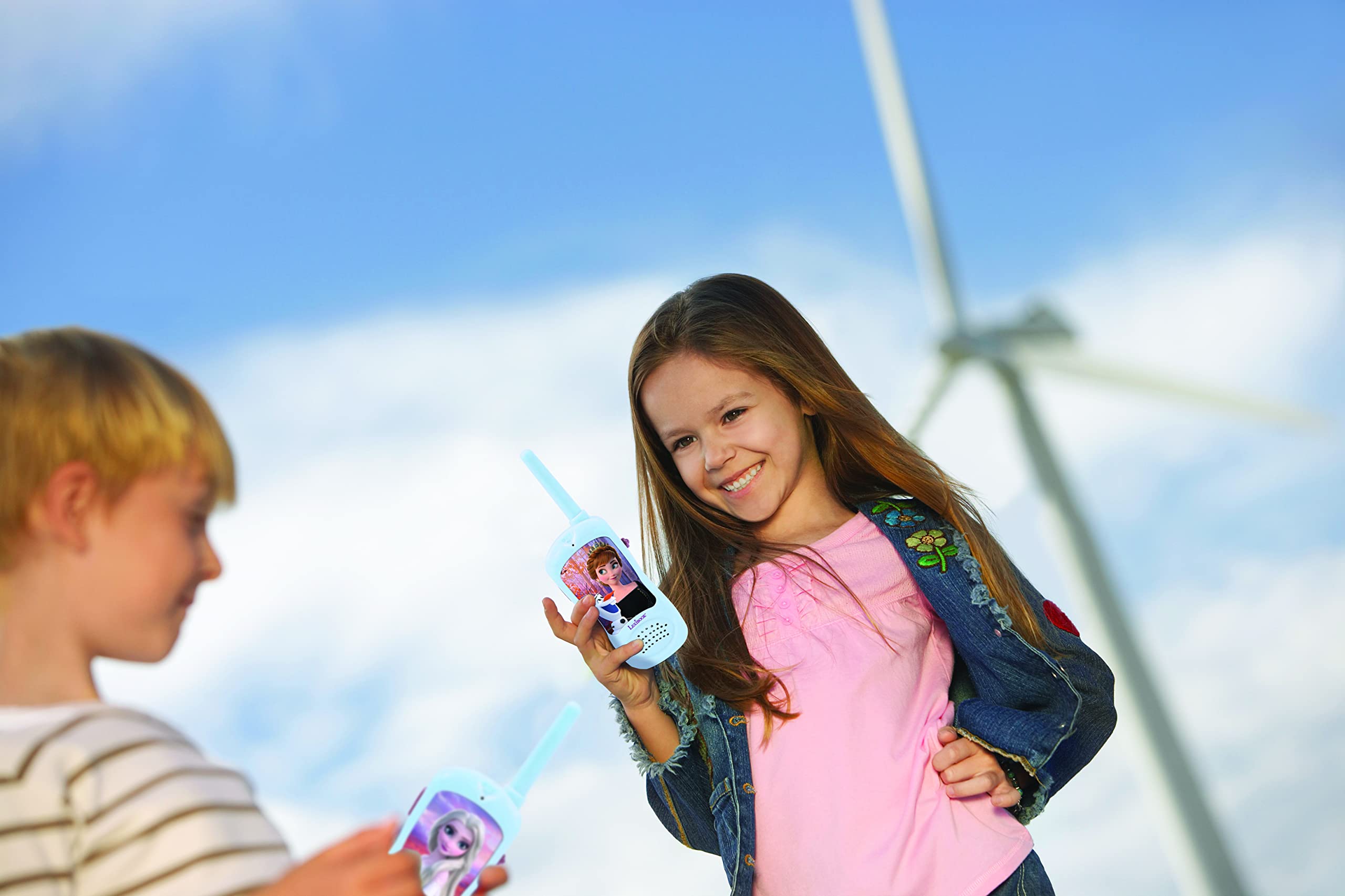 LEXIBOOK Frozen Walkie-Talkies - Disney Elsa Anna Olaf Communication Game for Kids 8