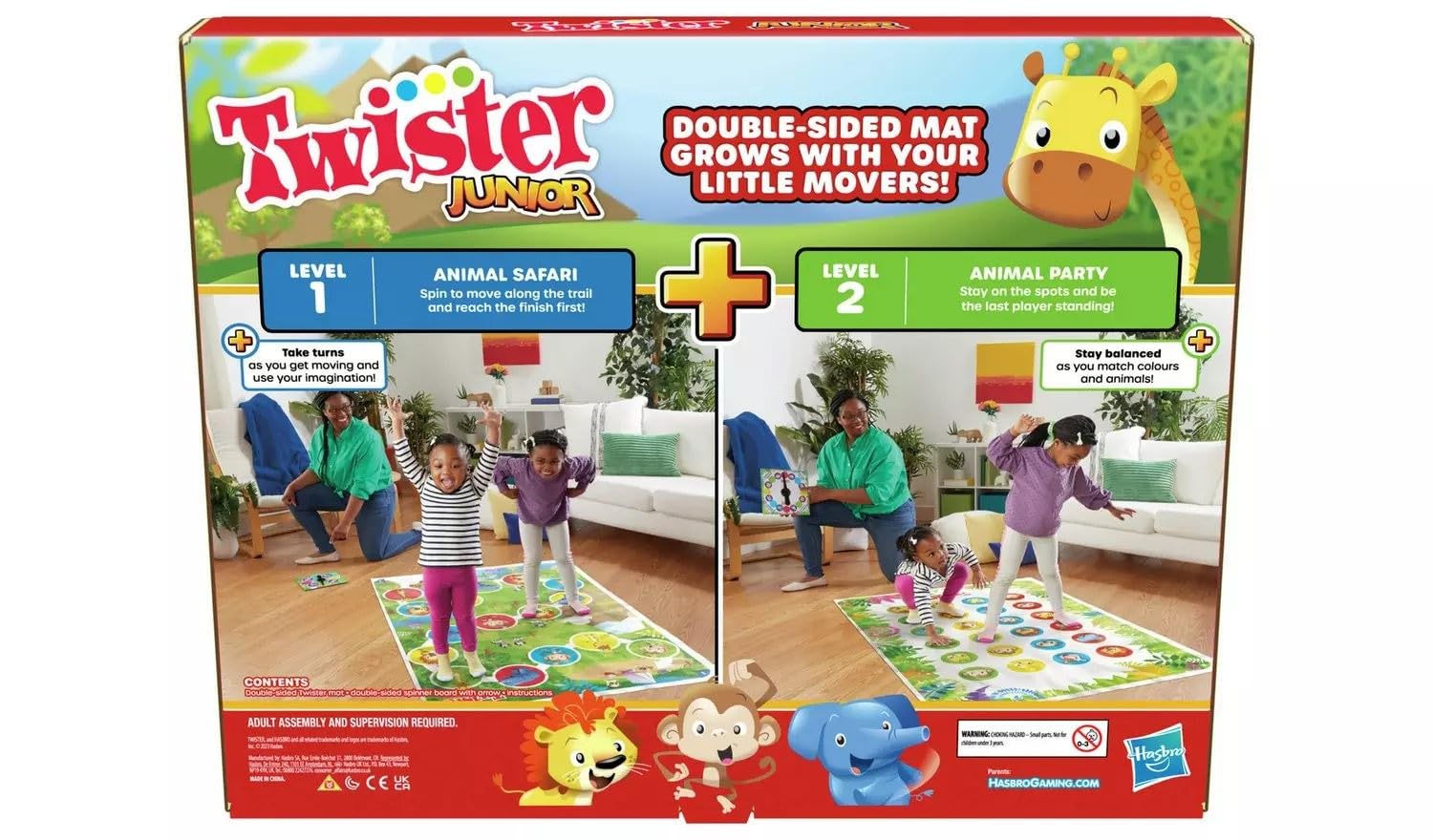 Hasbro Gaming Twister Junior Classic Party Game for Kids 3+ 12
