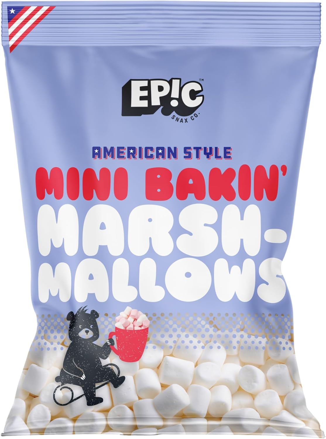EP!C SNAX CO Mini Chunks American Style Bakin' Marshmallows, 150 g