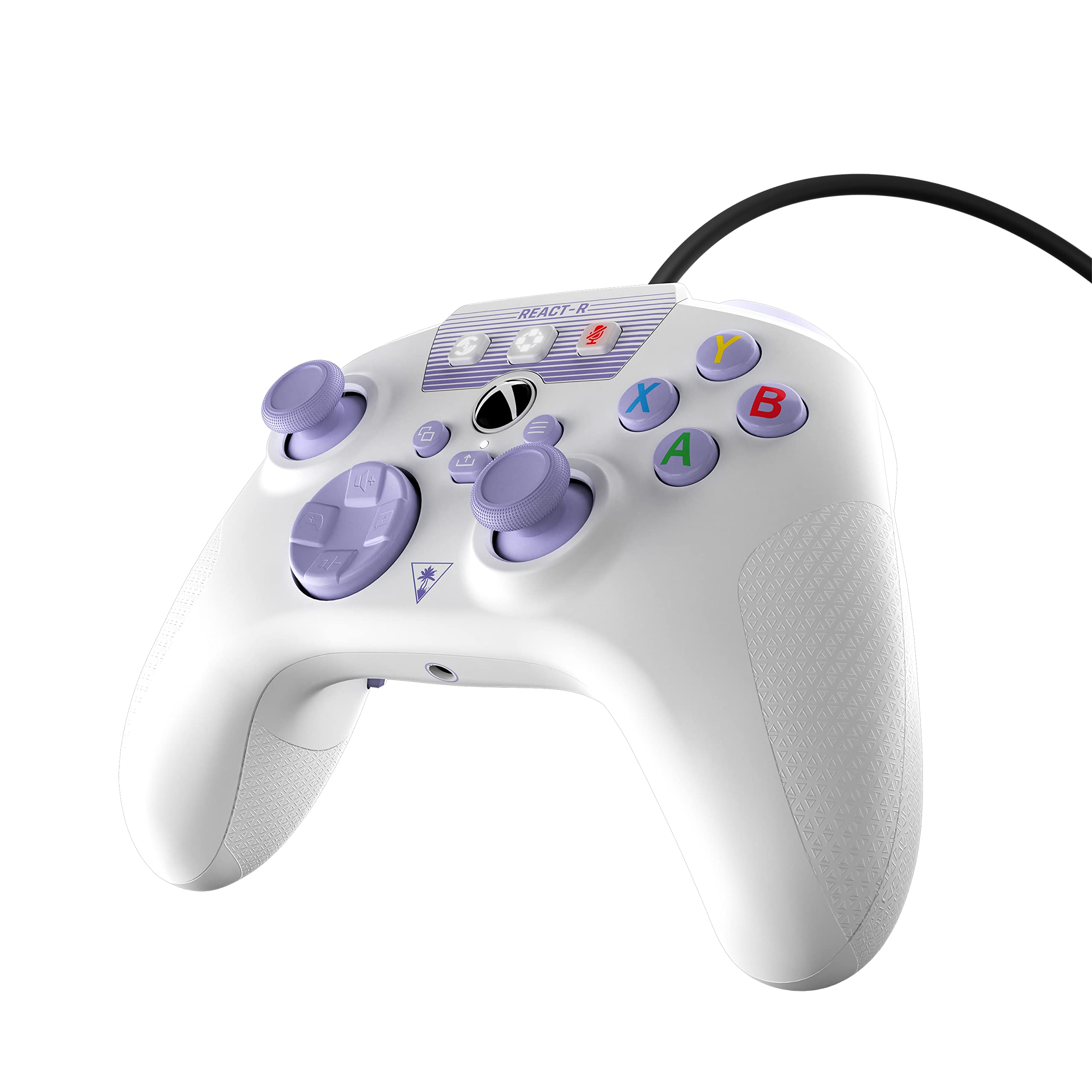 Turtle Beach REACT-R Wired Controller - Xbox Series X|S, Xbox One, PC | White/Purple 5