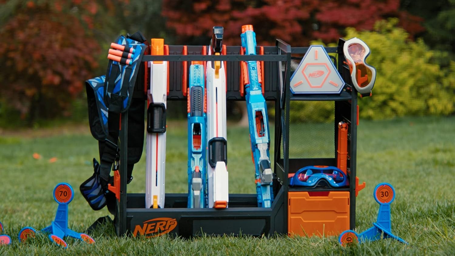 Nerf Elite Portable Practice Target - Mesh Dart Catcher with Handle 4