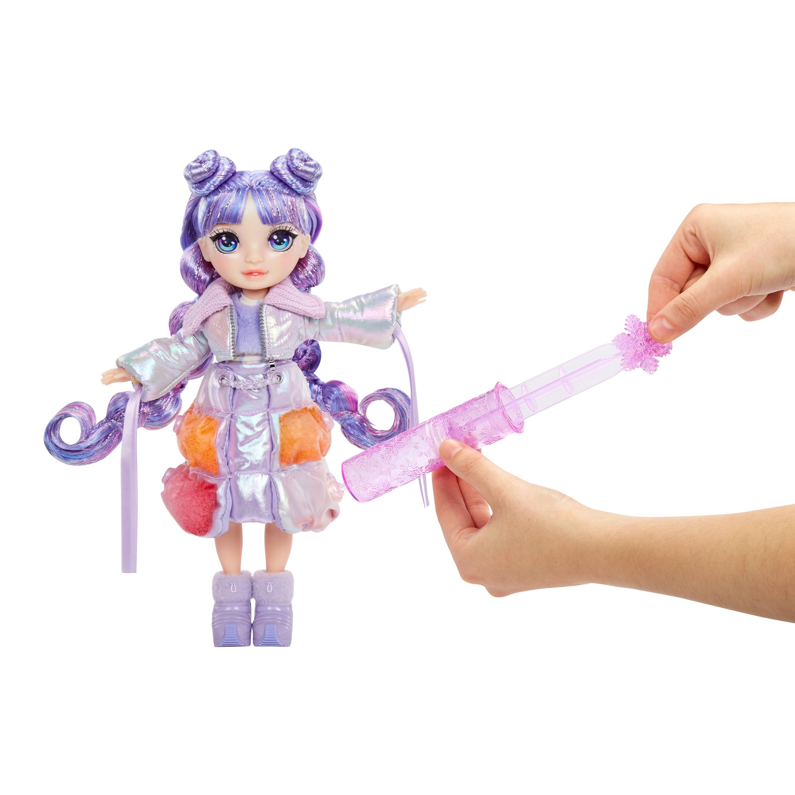 Rainbow High Winter Wonderland - Violet (Purple) 28 cm Fashion Doll with Magic Snow Outfit 12