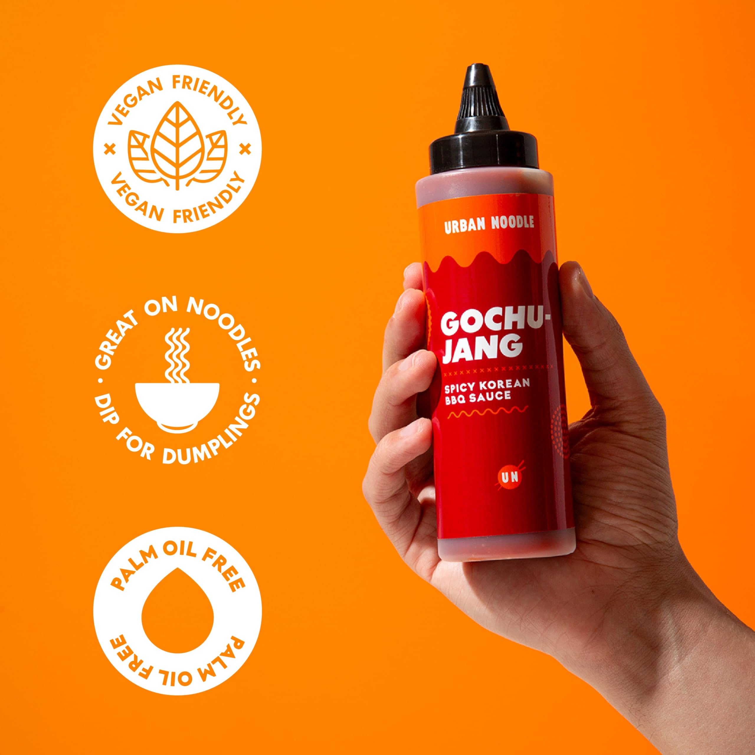 Urban Noodle Gochujang Sauce, Spicy Korean BBQ Sauce, Bold & Smoky Flavor