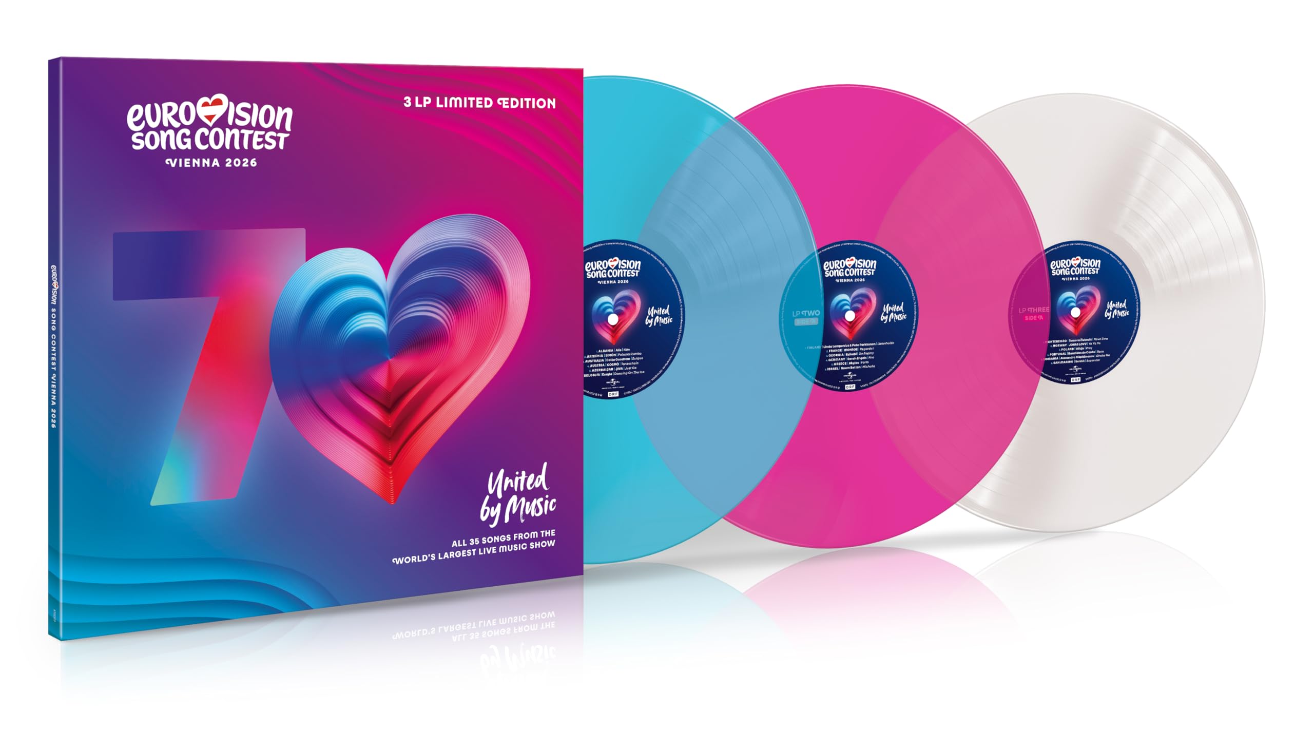 Various Artists - Eurovision Song Contest Vienna 2026 [3LP Box Set Vinyl]