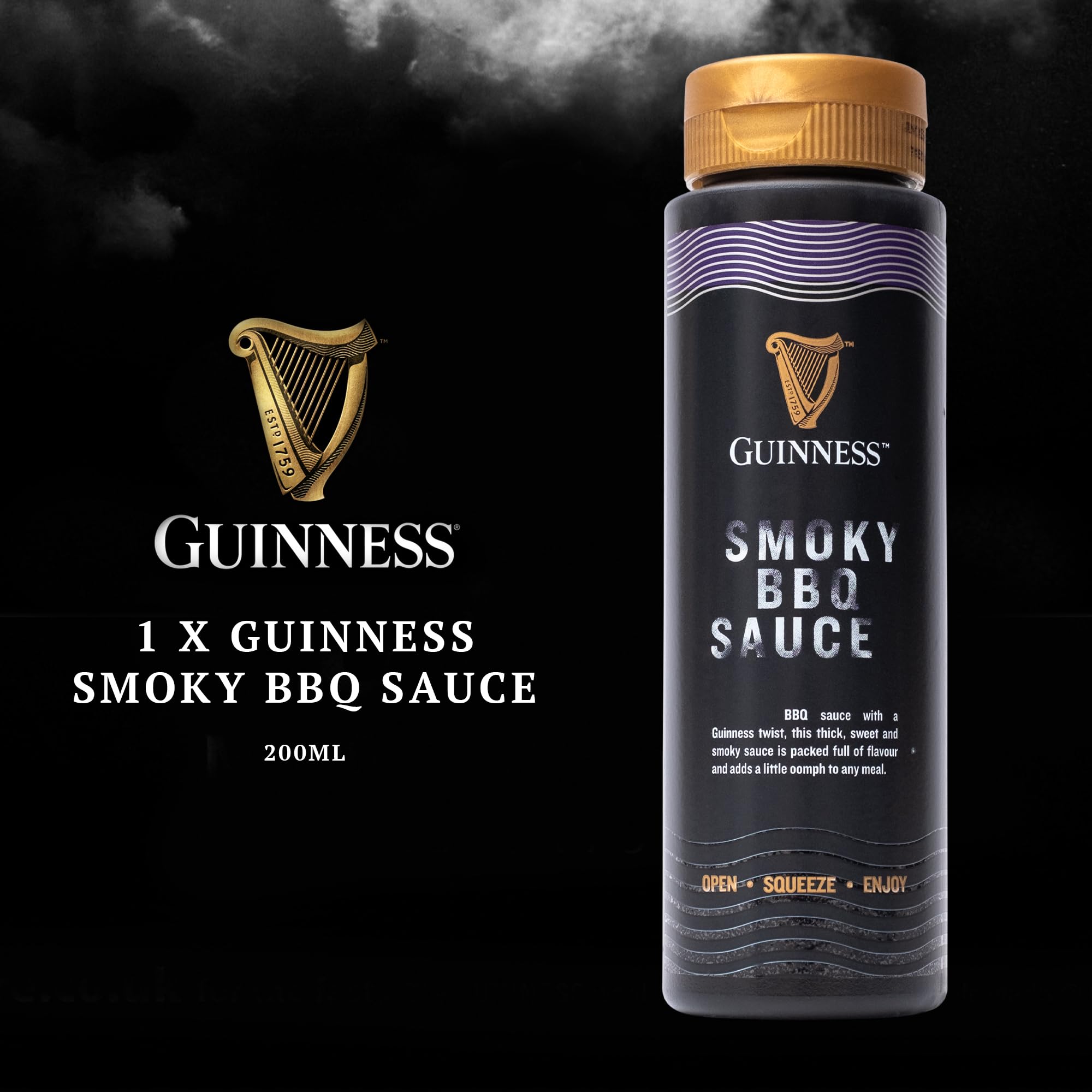 Guinness - Duo Barbecue Sauces Gift Set with Smoky BBQ Sauce & Tomato Ketchup 5