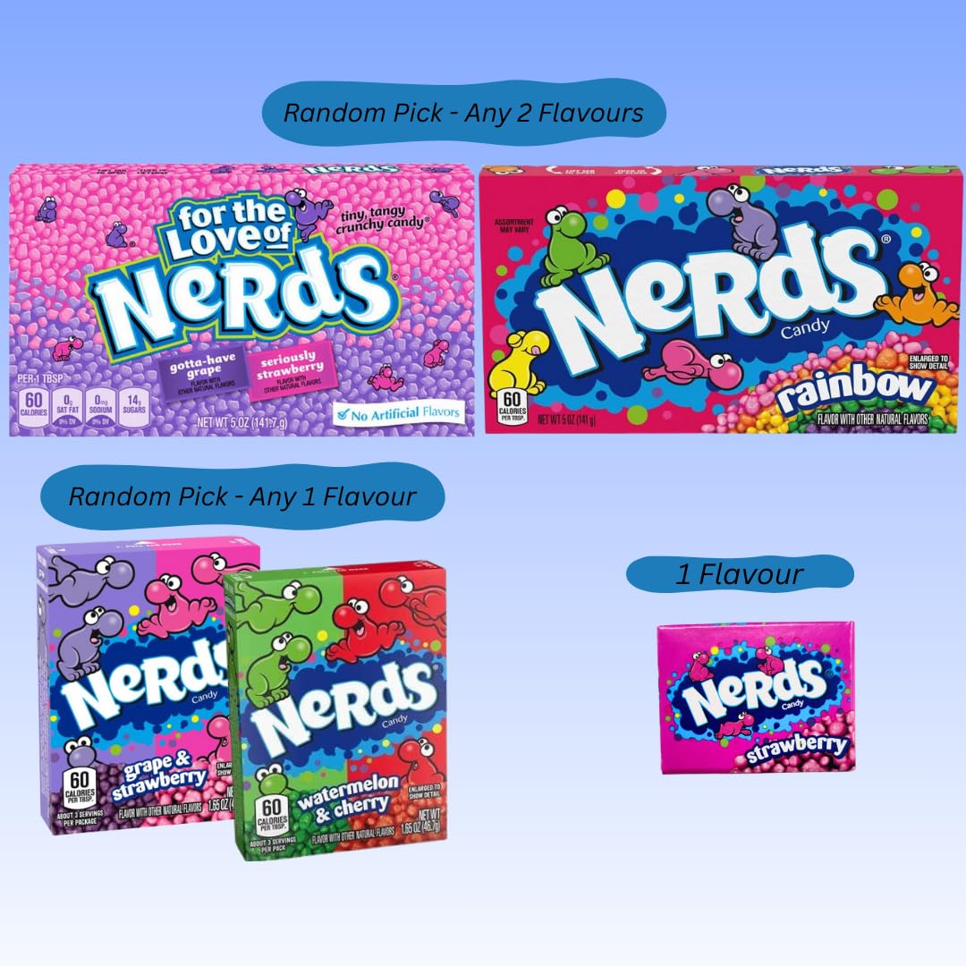 Picaboxx American Candy Gift Box - Nerds, Laffy Taffy, Mike & Ike | Soft & Hard Candy Assortment 4