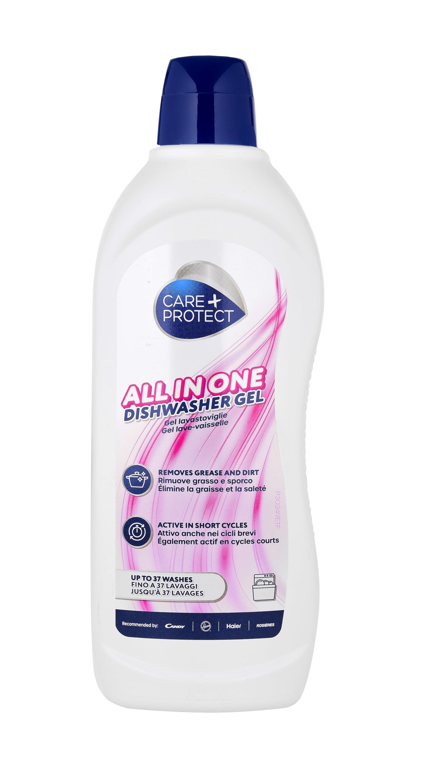 CARE + PROTECT Dishwasher Gel All in One - Degreaser, Rinse Aid, Salt & Odor Neutralizer - 750ml