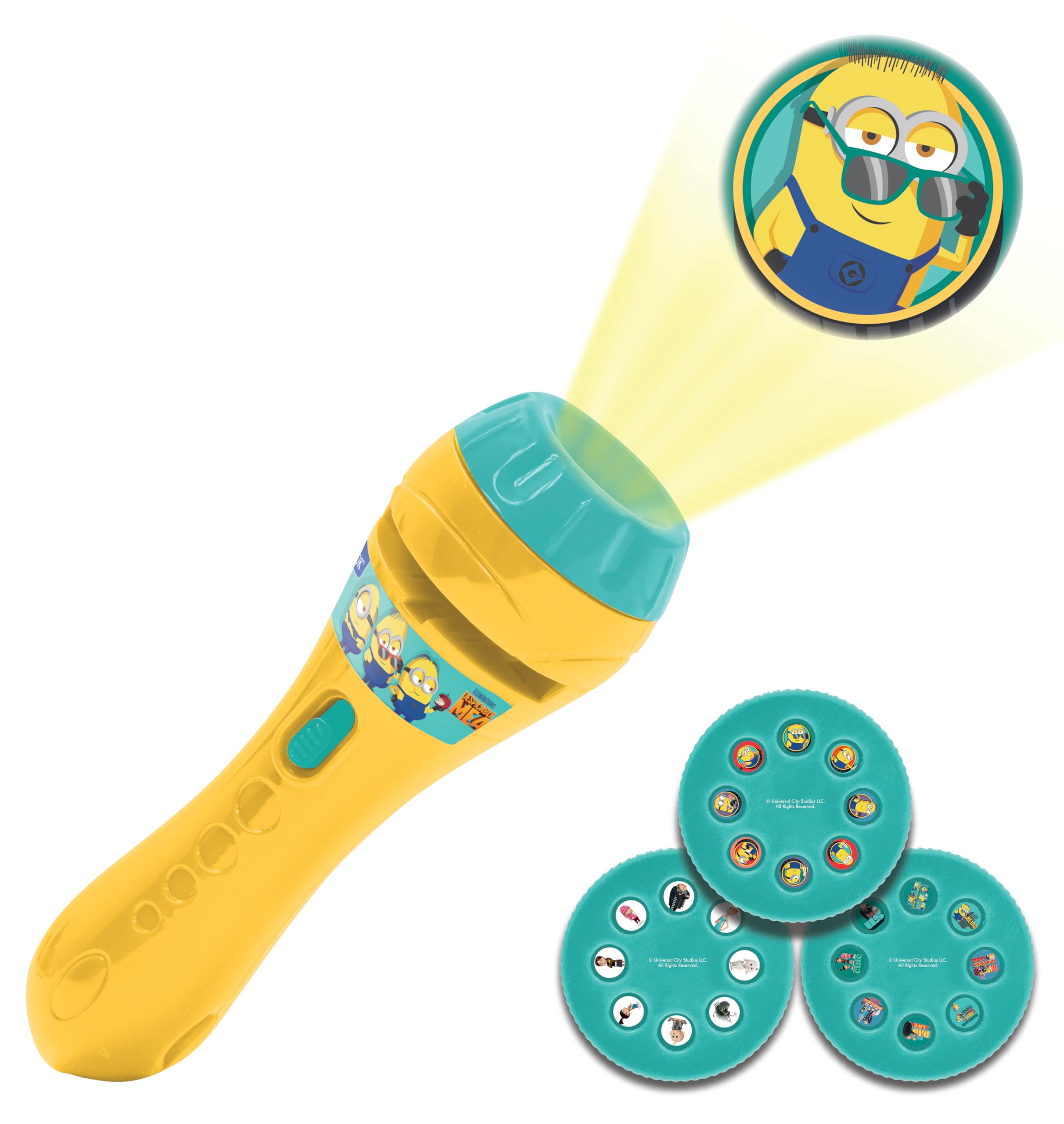 LEXIBOOK Despicable Me Minions Story Projector & Torch - 24 Images, 3 Discs, Ages 3+