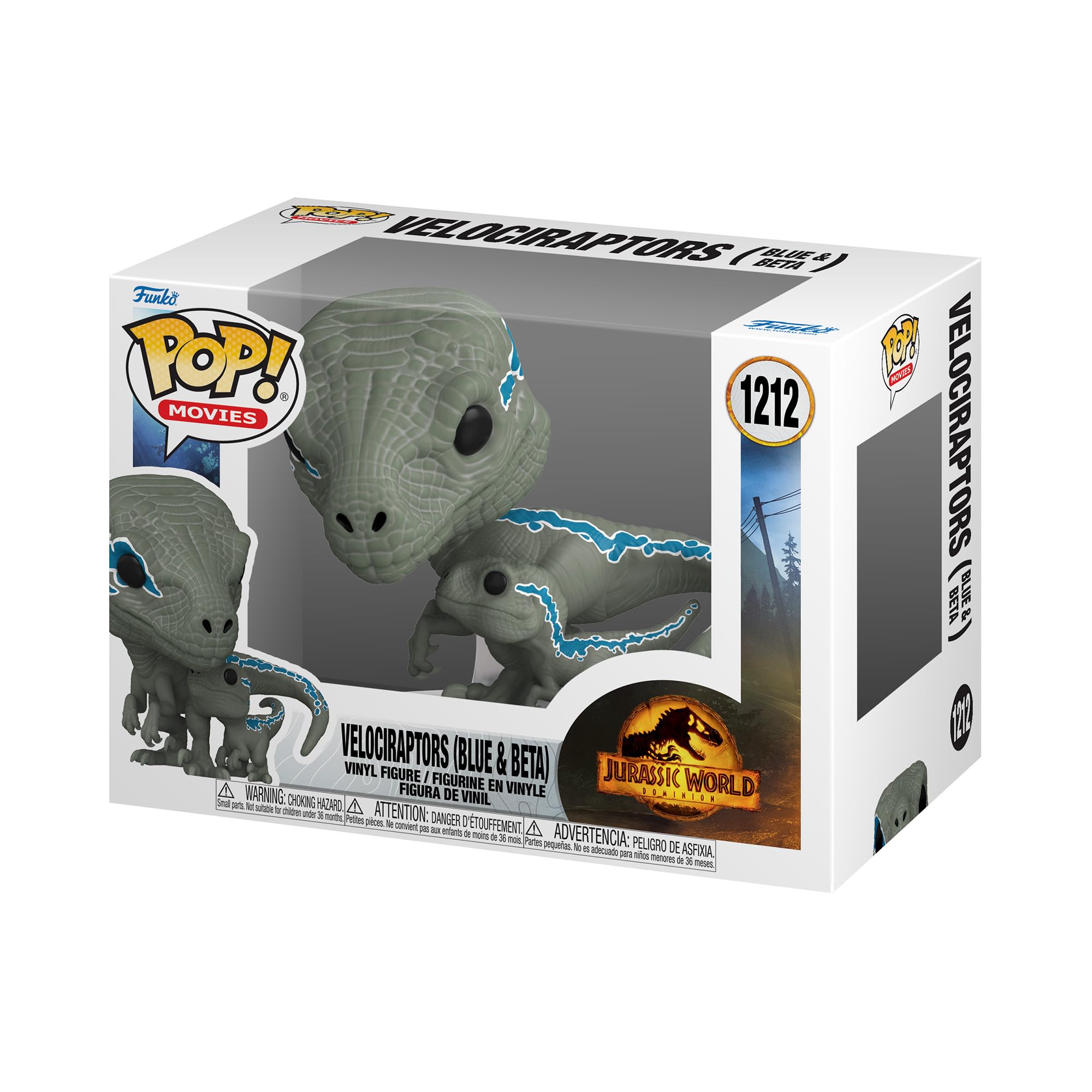 Funko Pop! Jurassic World 3 - Blue & Beta (Blue & Beta) Vinyl Figure 62223