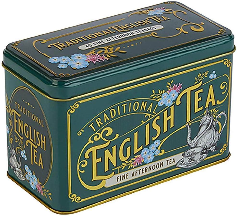 New English Teas Vintage Victorian Tea Tin with 40 English Afternoon Teabags 3