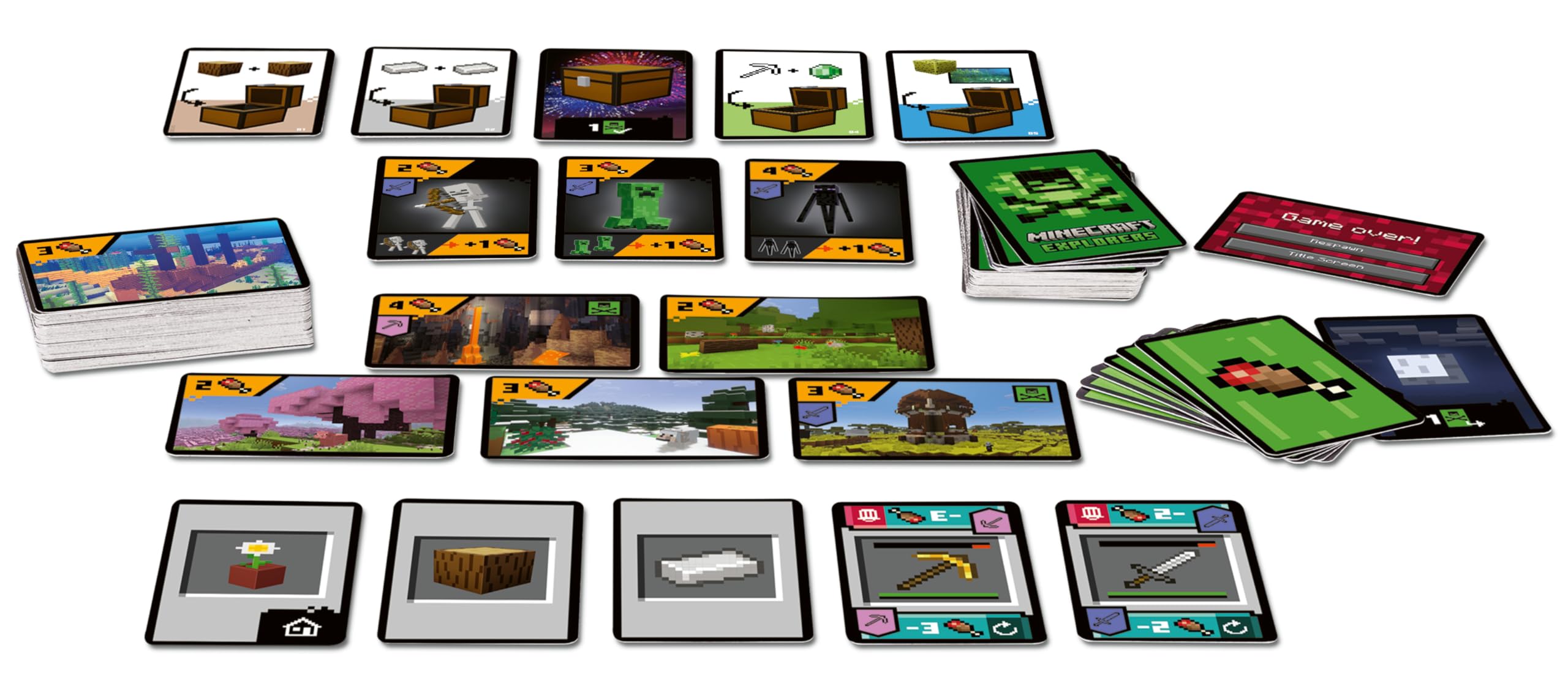 Ravensburger Minecraft Explorers Cooperative Strategy Card Game | 2-4 Players | Ages 8+ | 2024