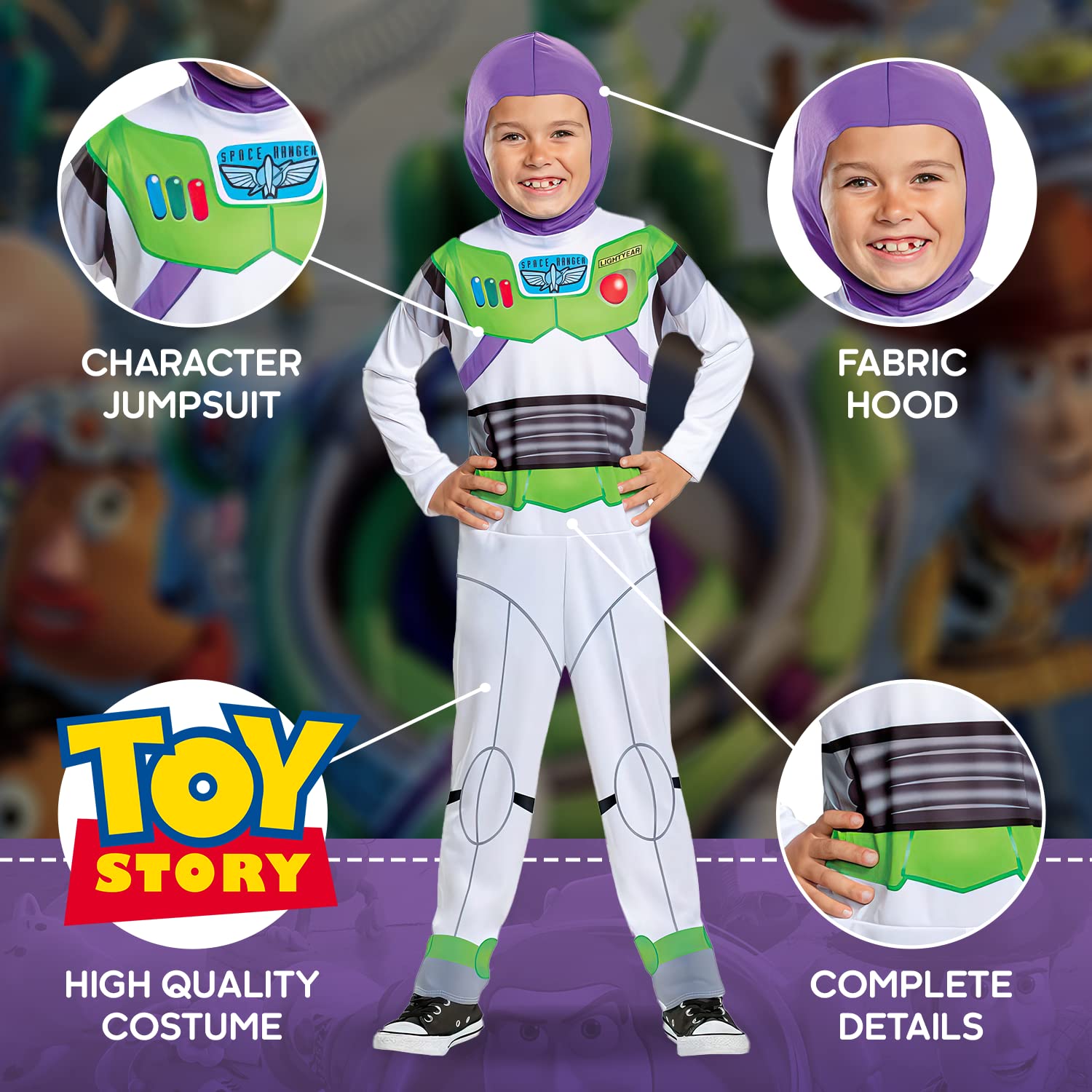 Disguise Buzz Lightyear Costume - XS (3-4 Years)