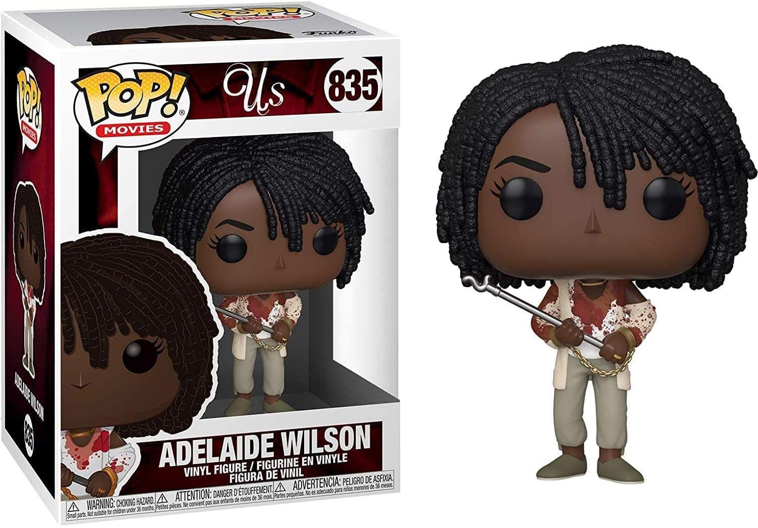 Filme Us Adelaide Wilson w/Chains &amp; Fire Poker Funko 44311 Pop! Vinyl 3