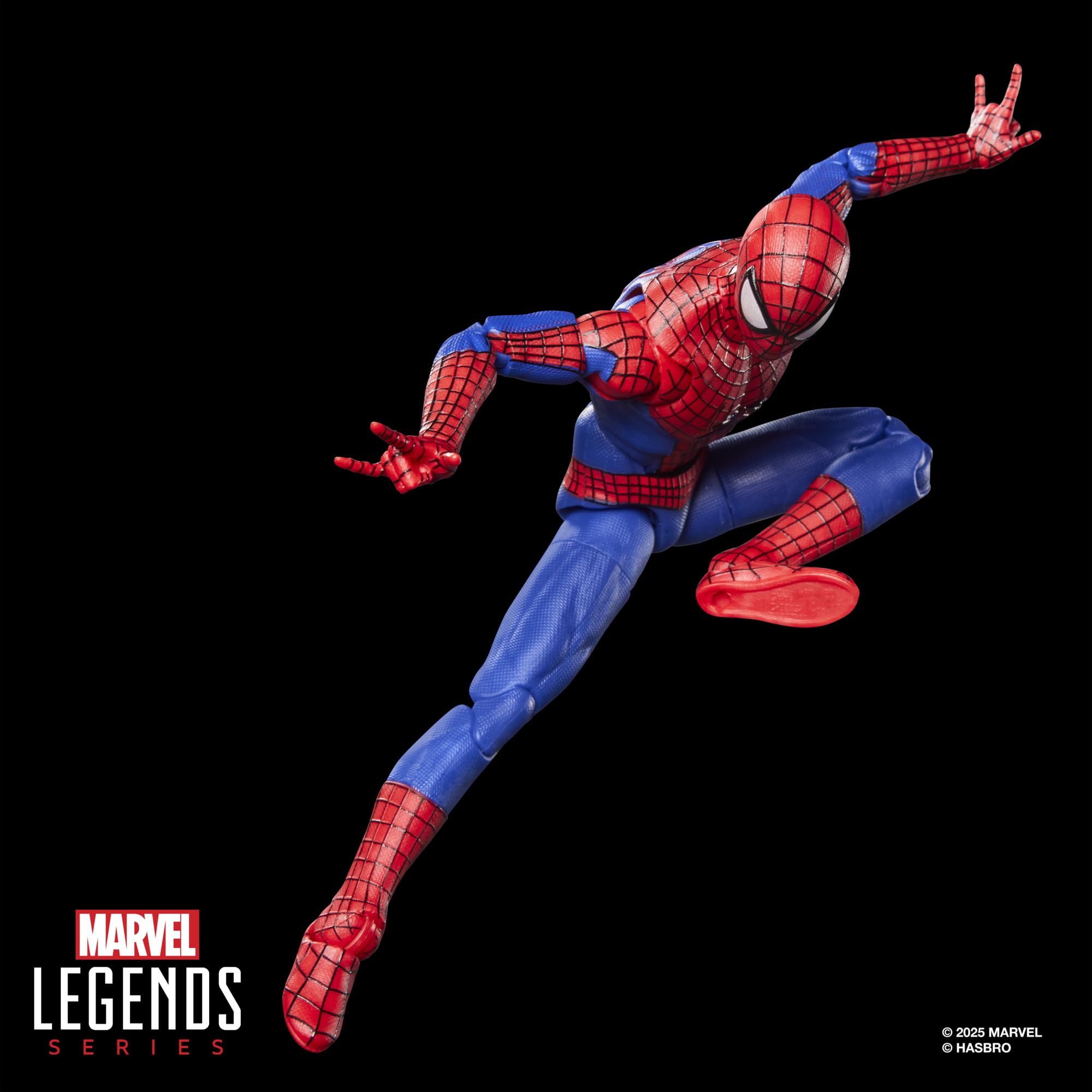 Marvel Legends Series The Amazing Spider-Man Action Figure | 6-Inch Scale | 20+ Points of Articulation 9