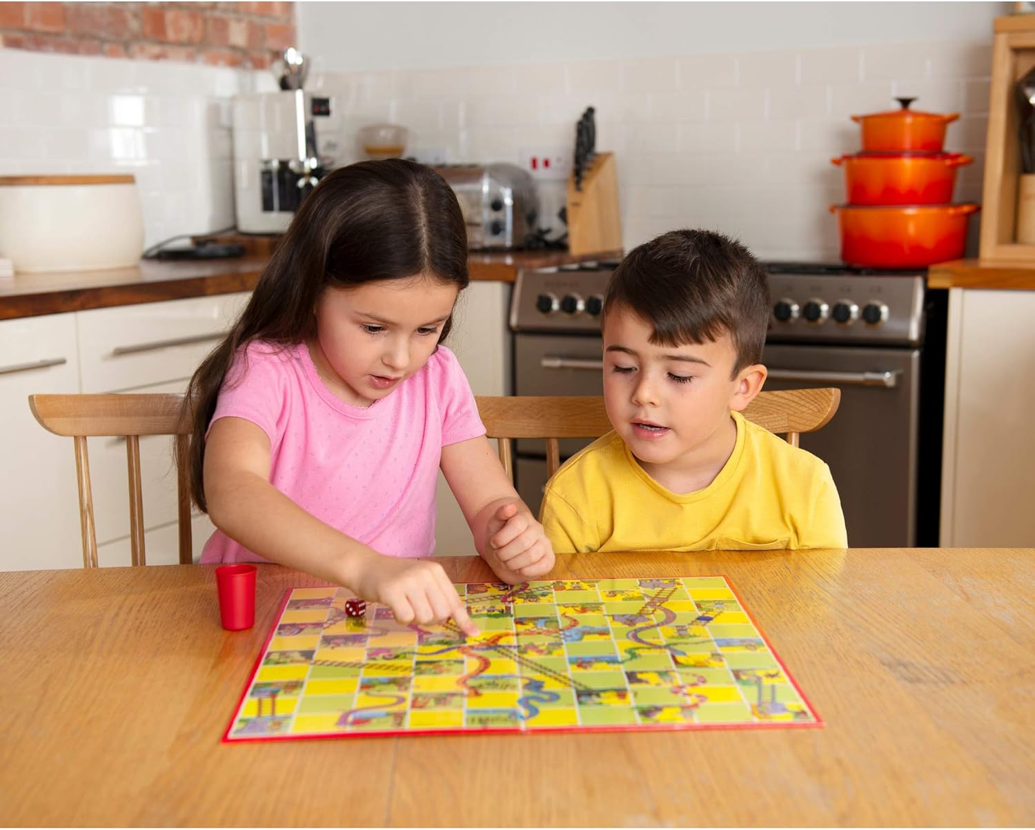 Galt Snakes & Ladders and Ludo Classic Board Game Set for Kids 3
