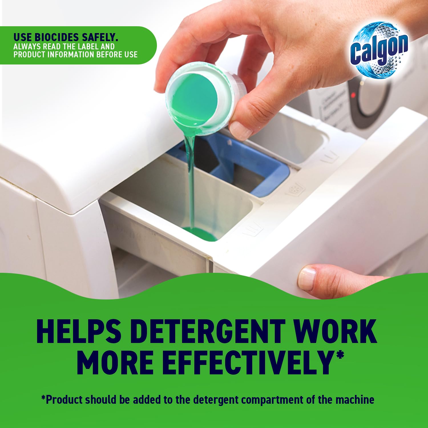 Calgon Antibacterial Washing Machine Cleaner & Water Softener Gel - 750ml | Kills 99.9% Bacteria 4