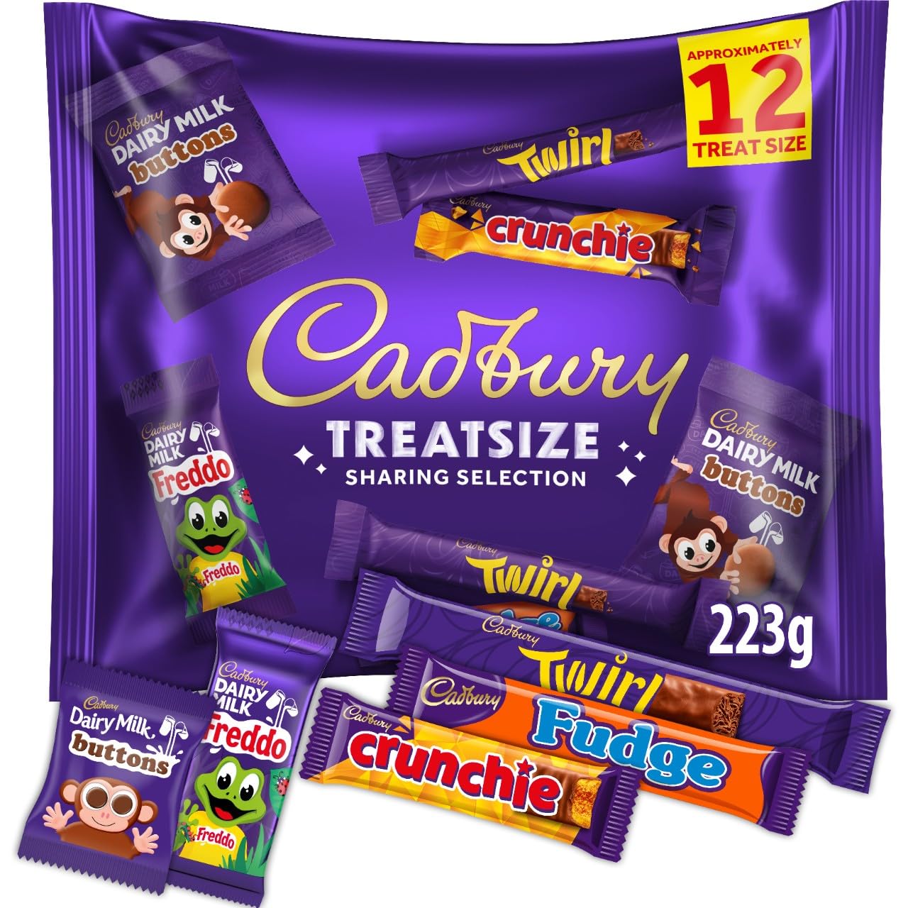 Cadbury Treatsize Sharing Selection - 223g Chocolate Variety Pack