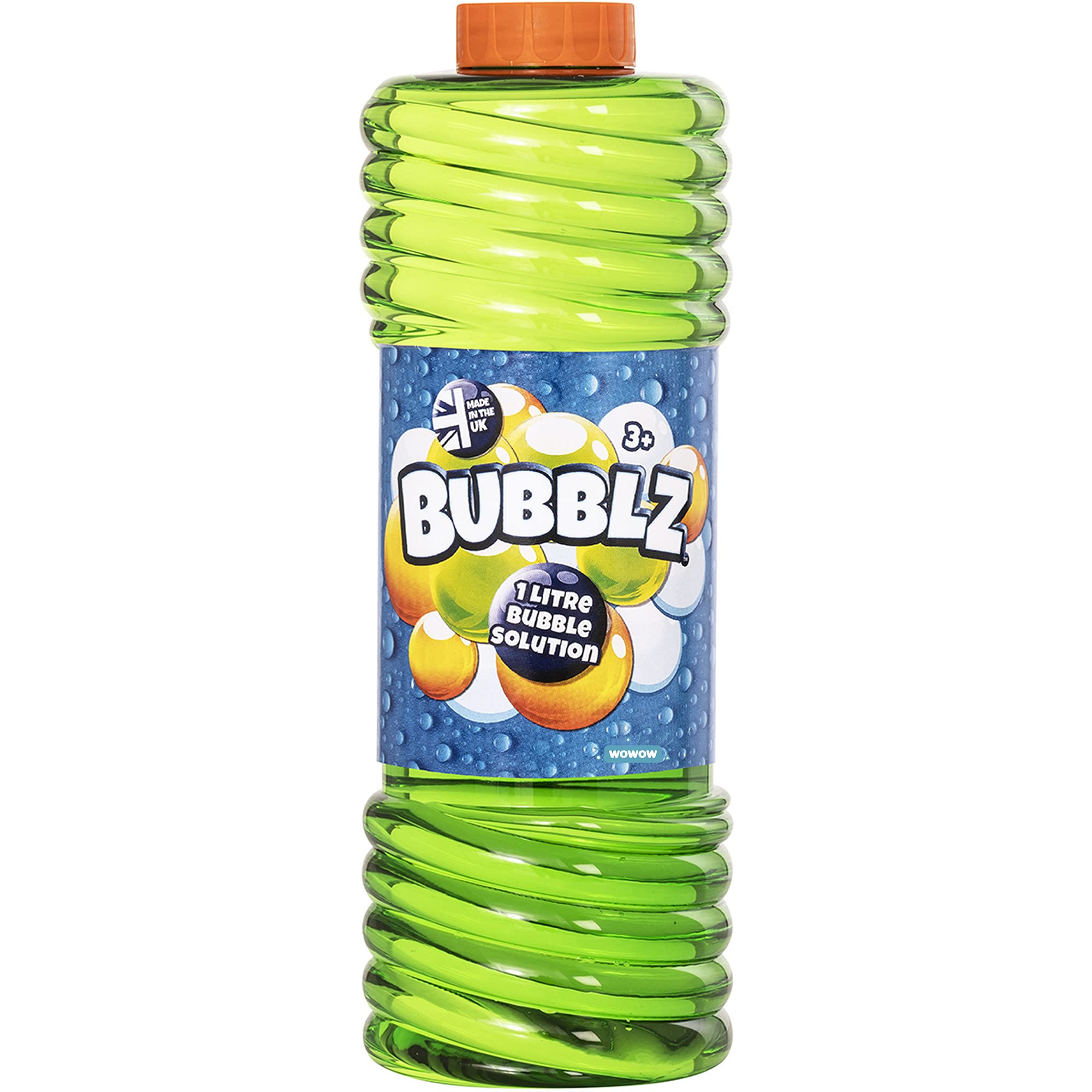 Bubblz 1 Litre Bubble Solution Refill - Universal for Bubble Machines & Guns, Ages 3+