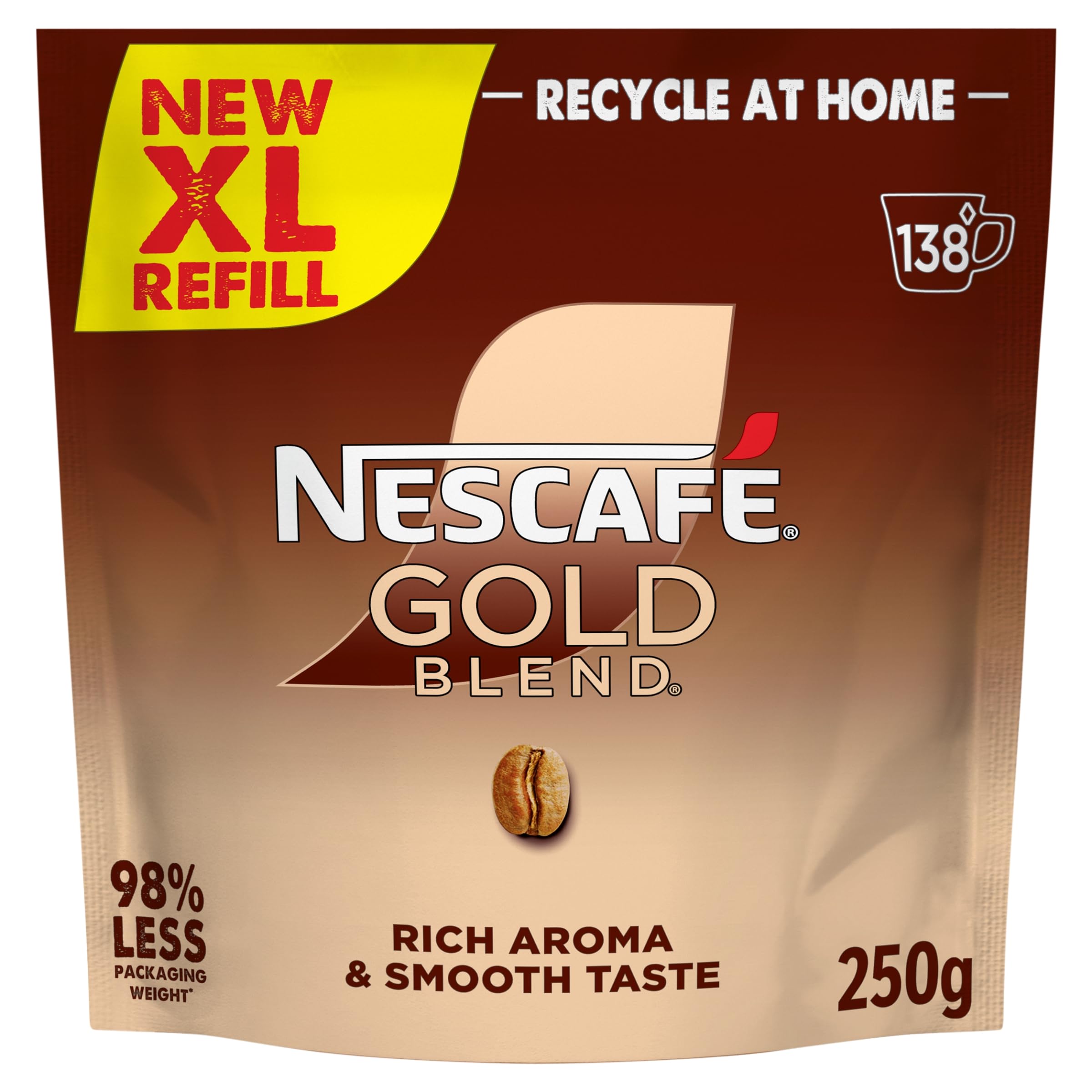 NESCAFÉ Gold Blend Instant Coffee Refill - Smooth, Rich Aroma | 250g Granules
