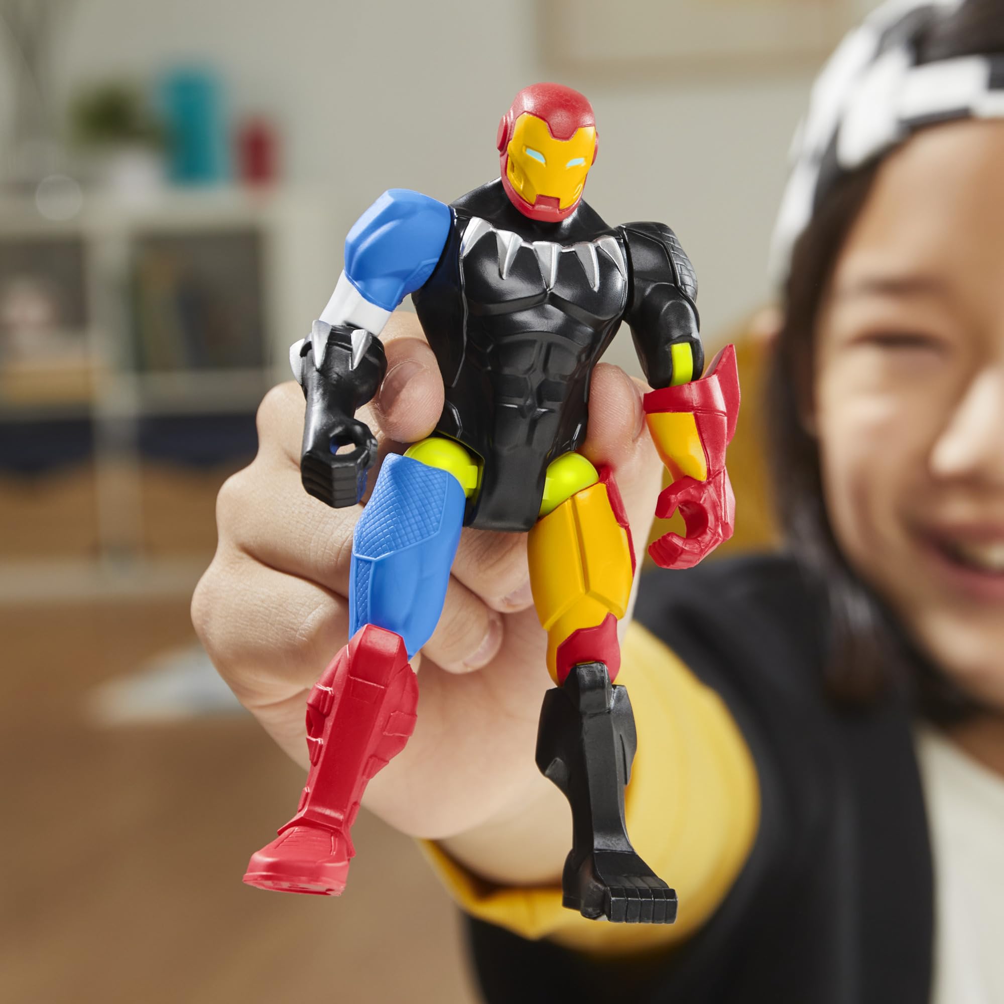 Marvel Press MixMashers Iron Man Action Figure - 5-inch Scale, Mix & Match Parts | Ages 4+ 9