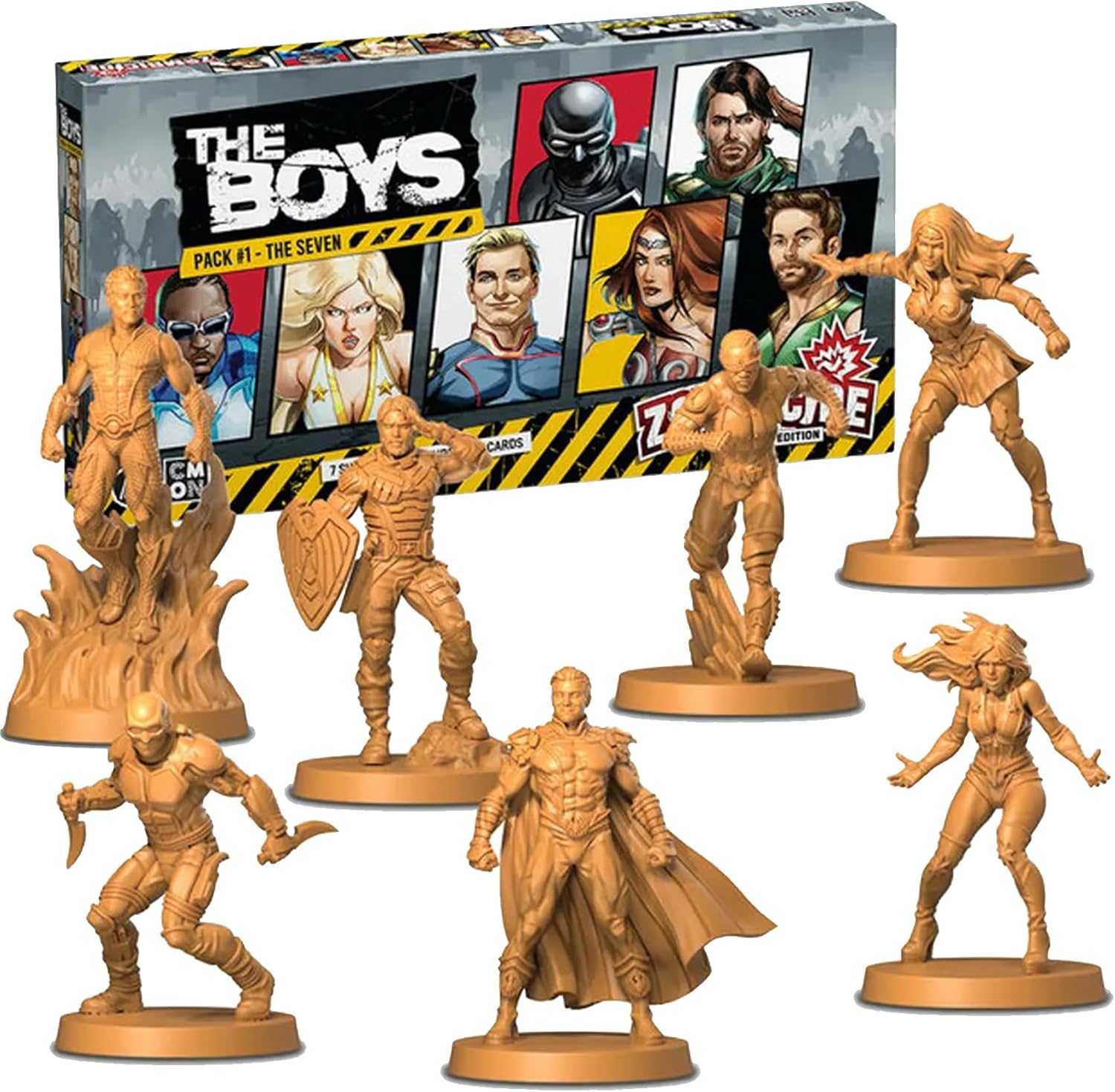 CMON Zombicide The Boys Character Pack #1 - Survivors from The Seven for Zombie Board Game