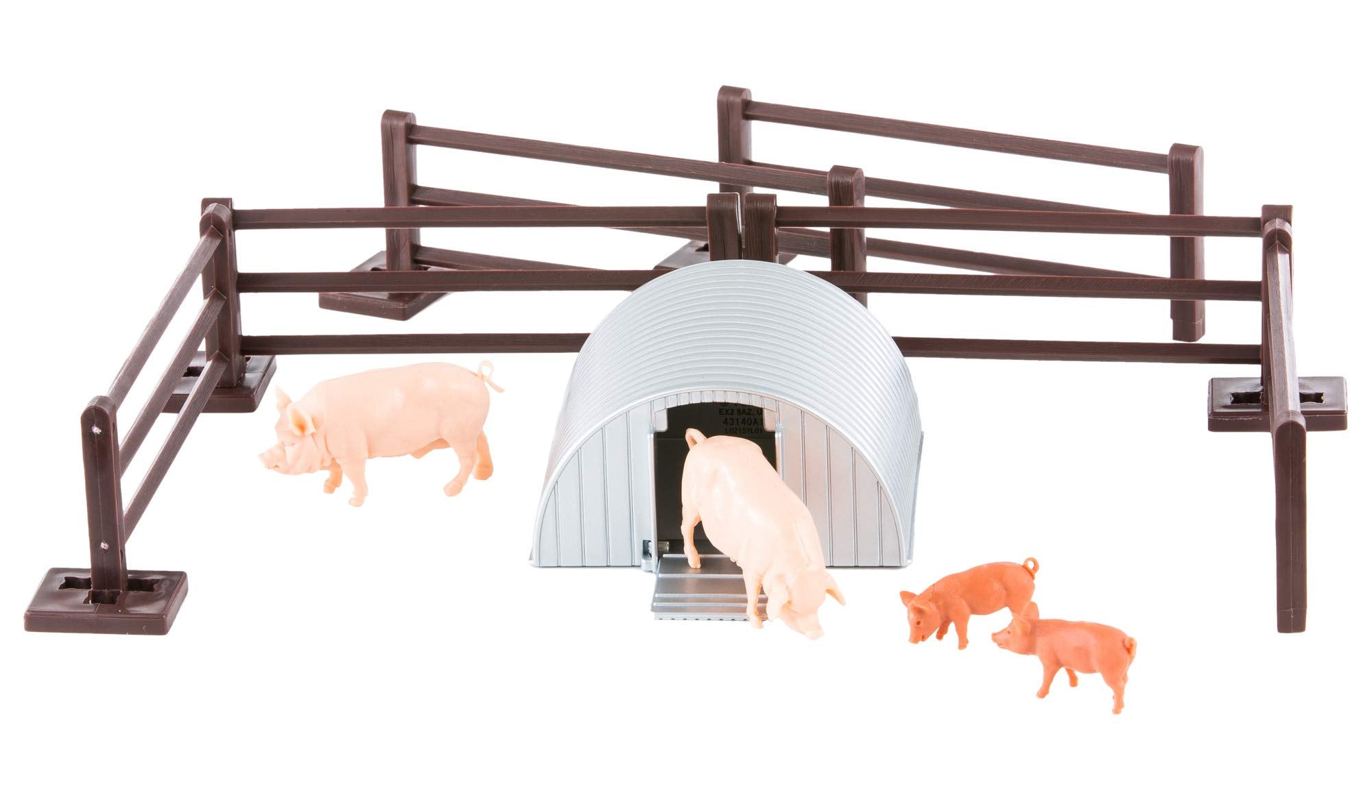 Britains 1:32 Pig Pen Farm Playset - Collectible Animal Figures & Fencing for Kids 3+ 3