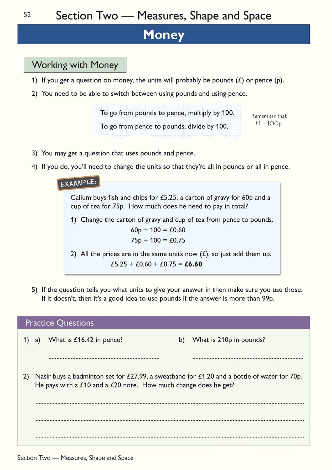 CGP Functional Skills Maths Level 2 - Study & Test Practice for 2021 & Beyond 2