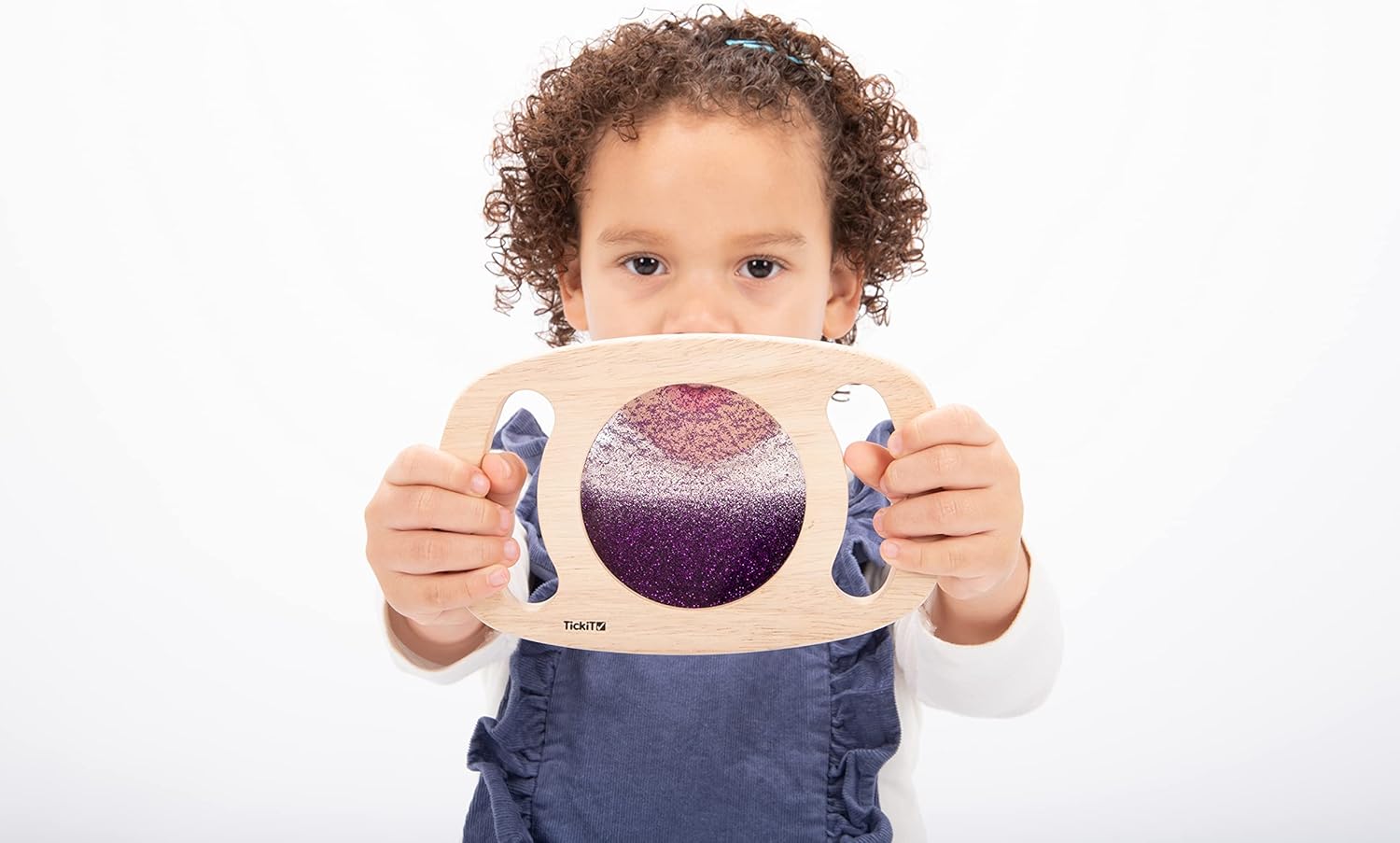 TickiT Easy Hold Glitter Panel - Purple Sensory Toy for Toddlers 12 Months+