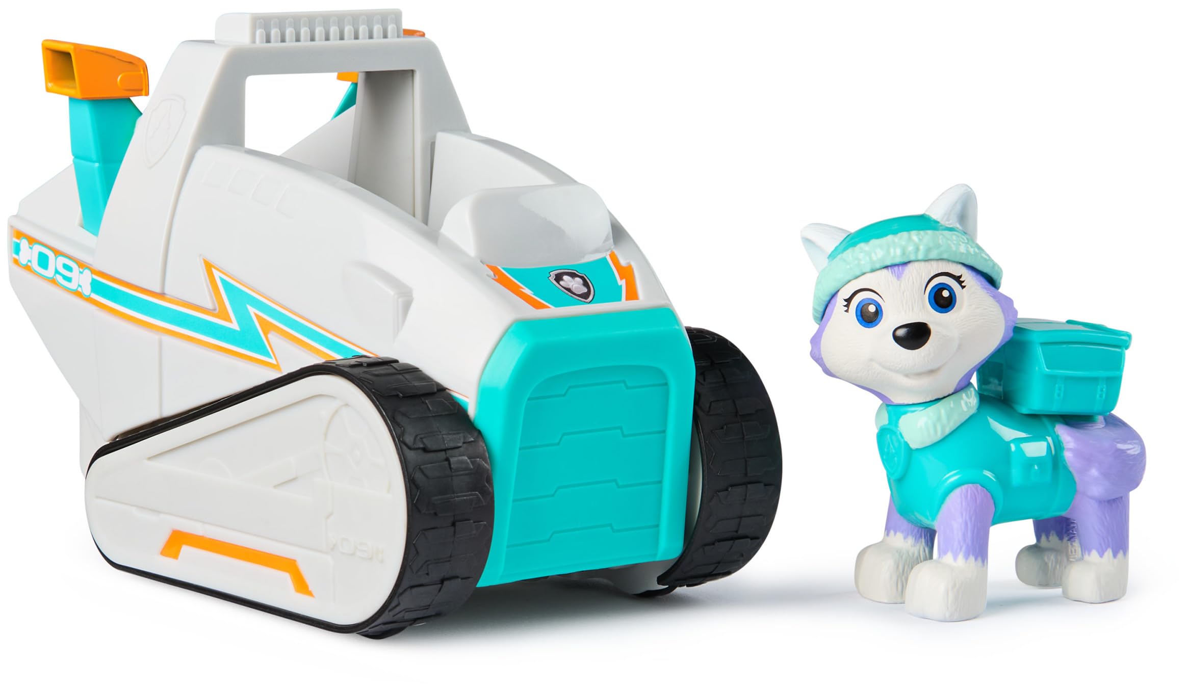 Paw Patrol Everest's Snowplough - Collectible Action Figure & Vehicle for Kids 3+