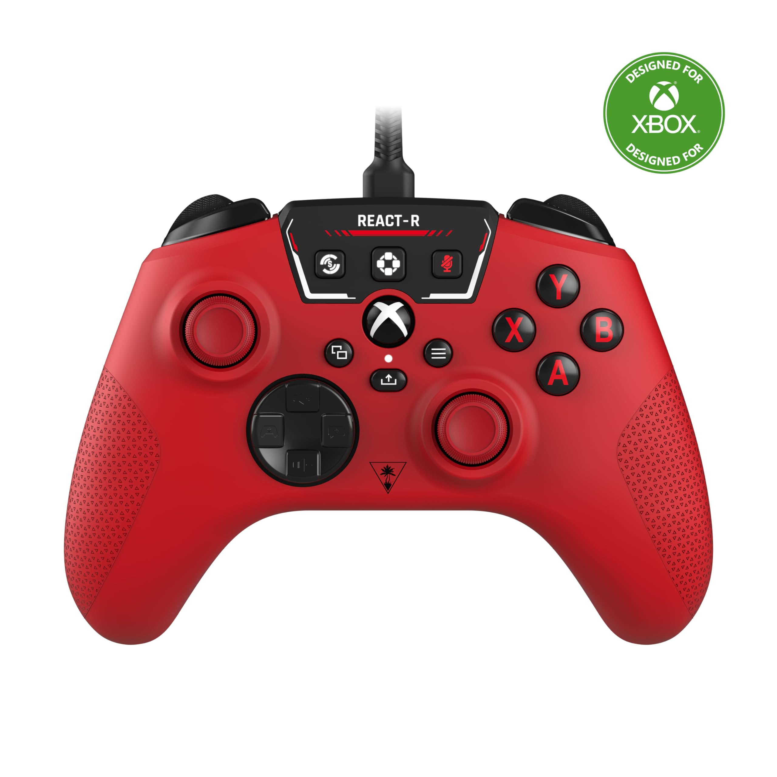 Turtle Beach REACT-R Red Wired Gaming Controller for Xbox Series X|S, Xbox One & PC - Officially Licensed
