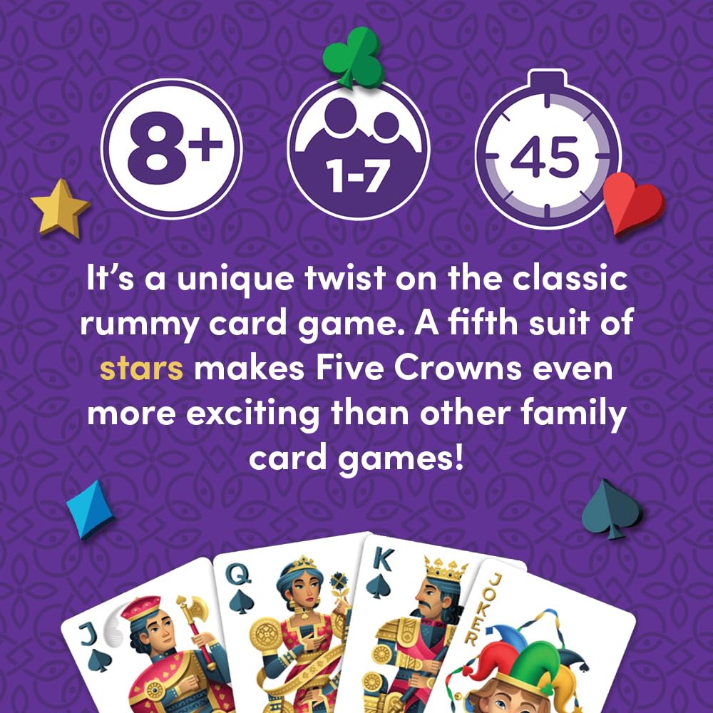 The Green Board Game Co. Five Crowns Card Game 8