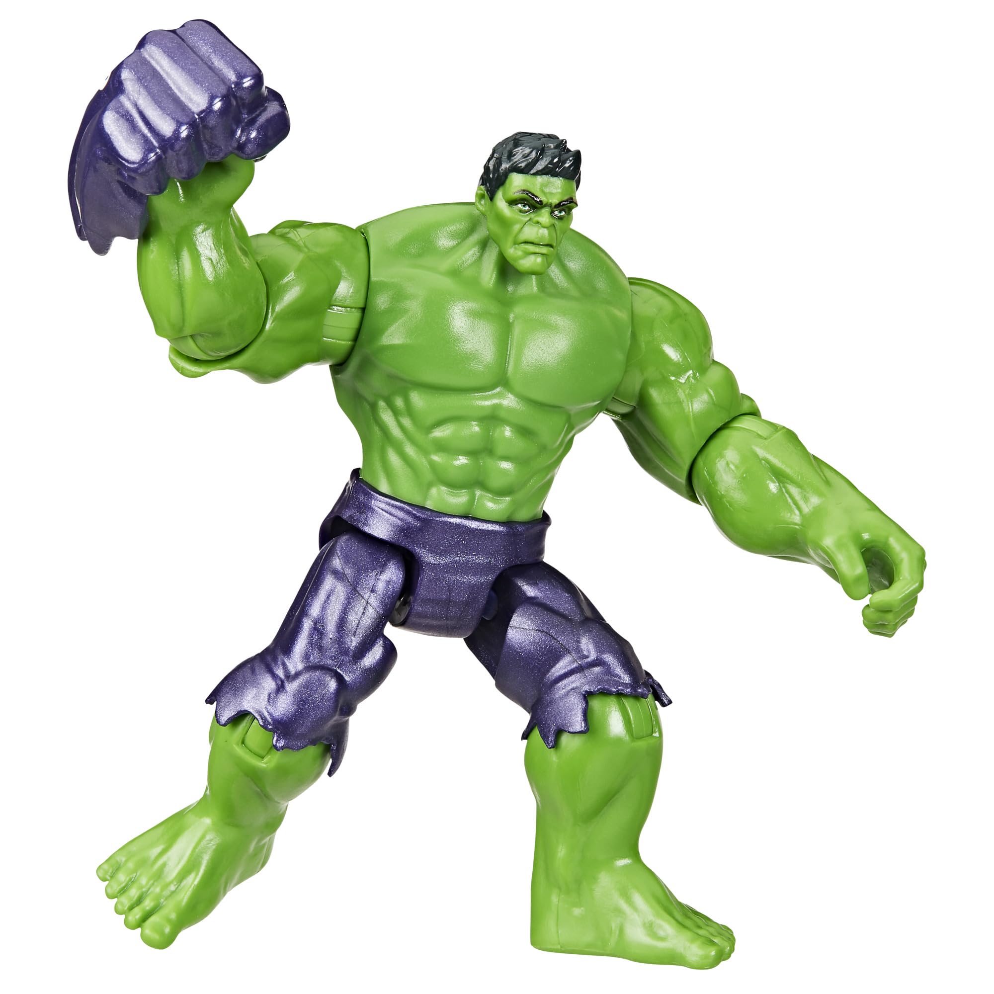 Marvel Avengers Anti-Venom Hulk Action Figure - 10 cm Poseable Toy with Venomised Fist, Ages 4+
